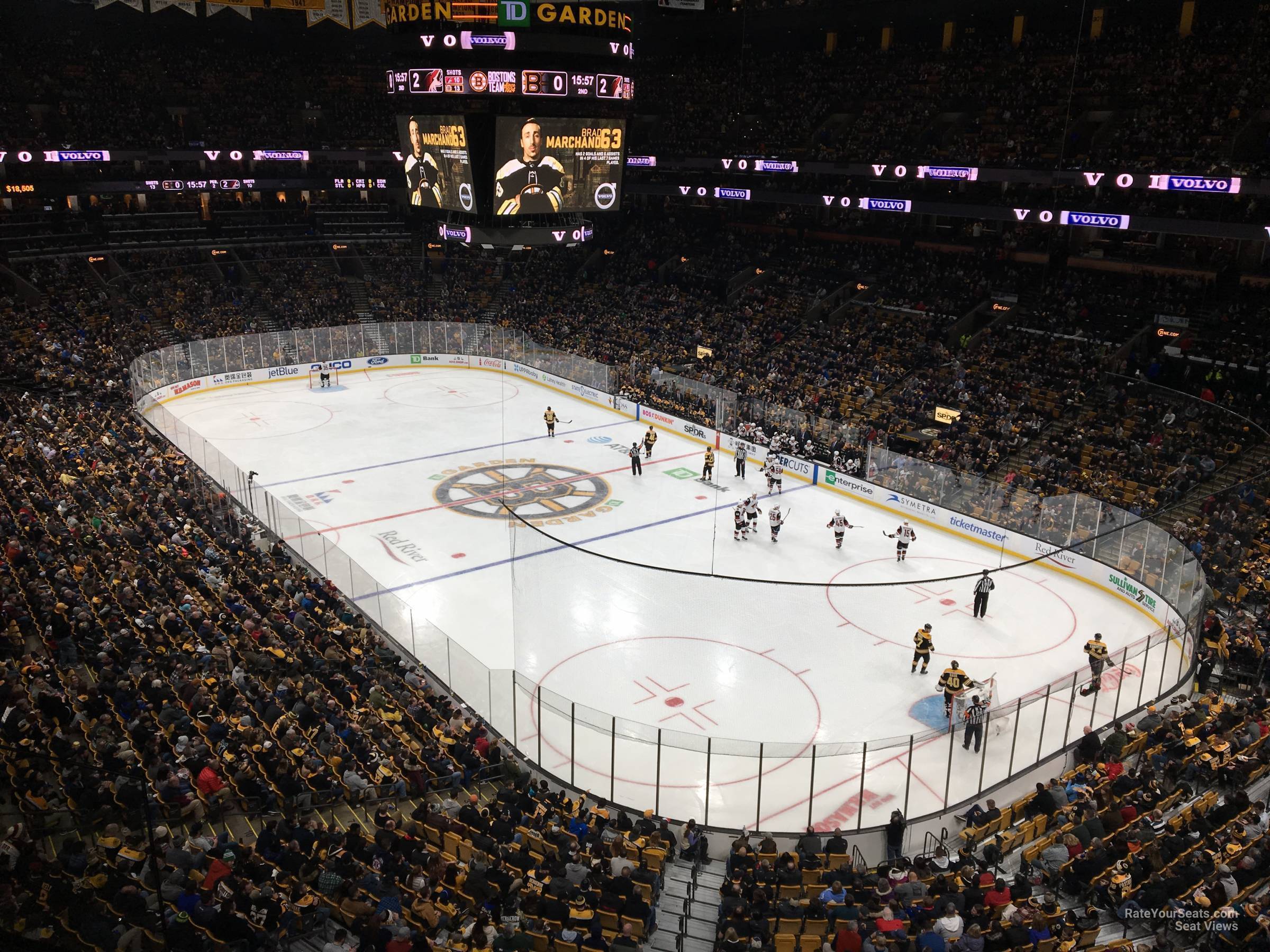 section 311, row 3 seat view  for hockey - td garden