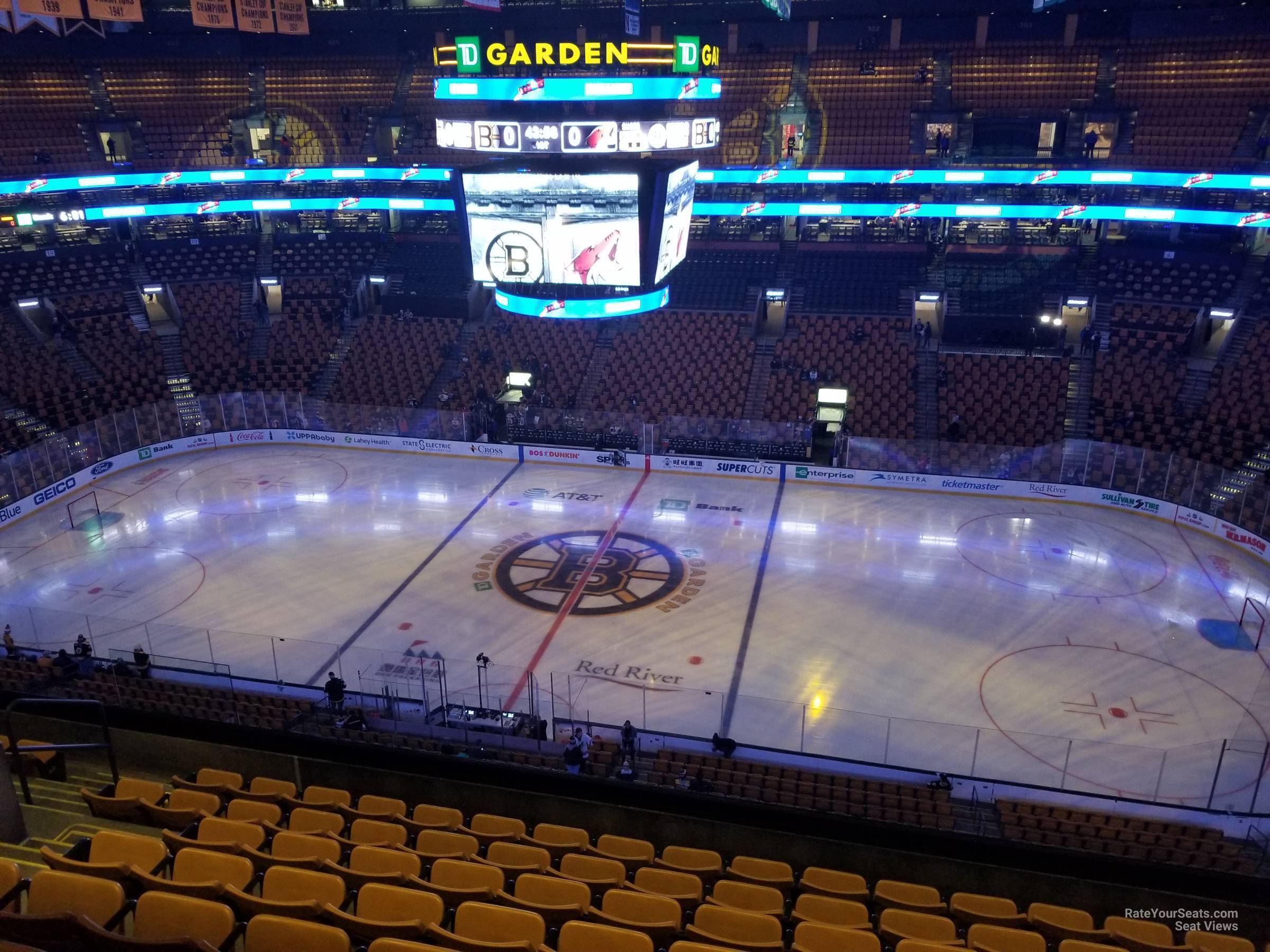 TD Garden Section 315 Boston Bruins
