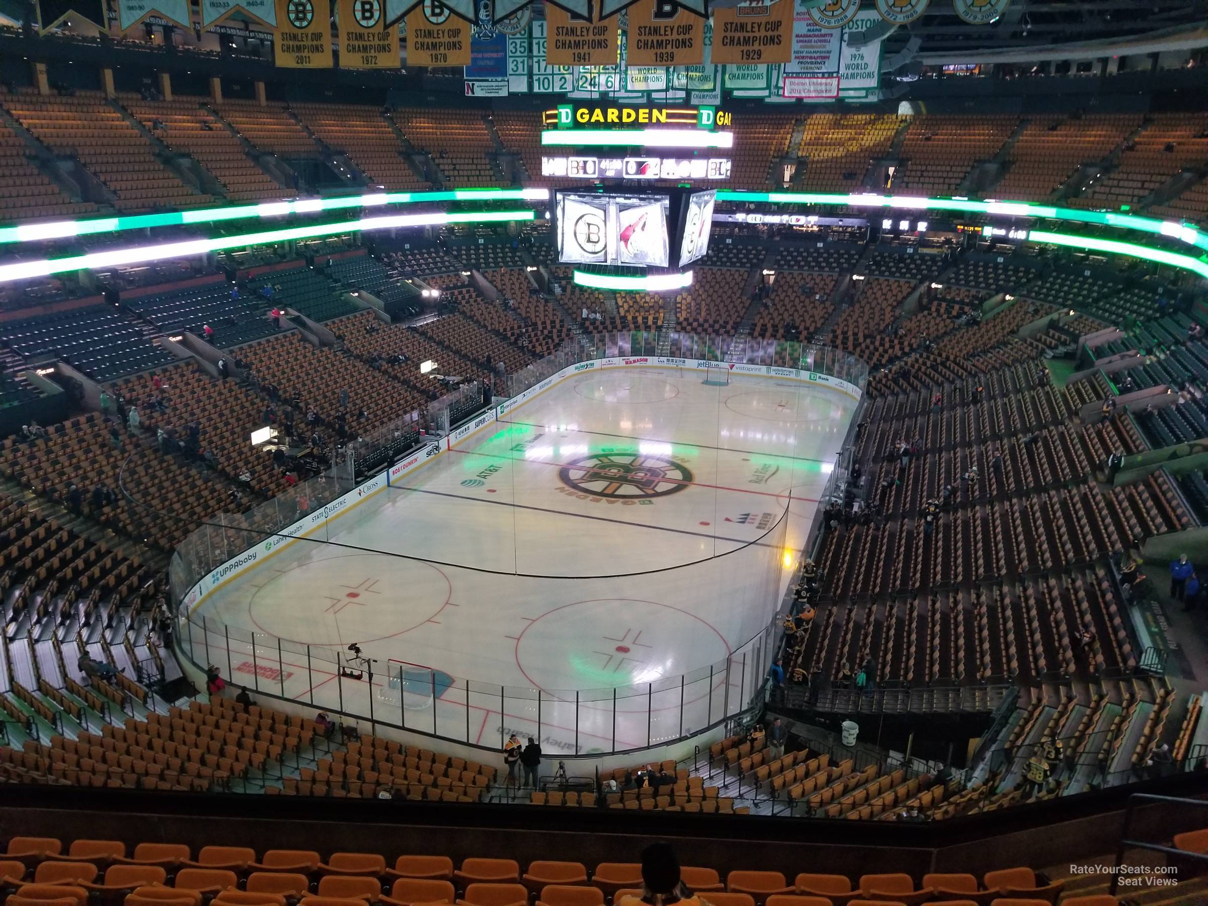 Section 322 At Td Garden Boston Bruins Rateyourseats Com