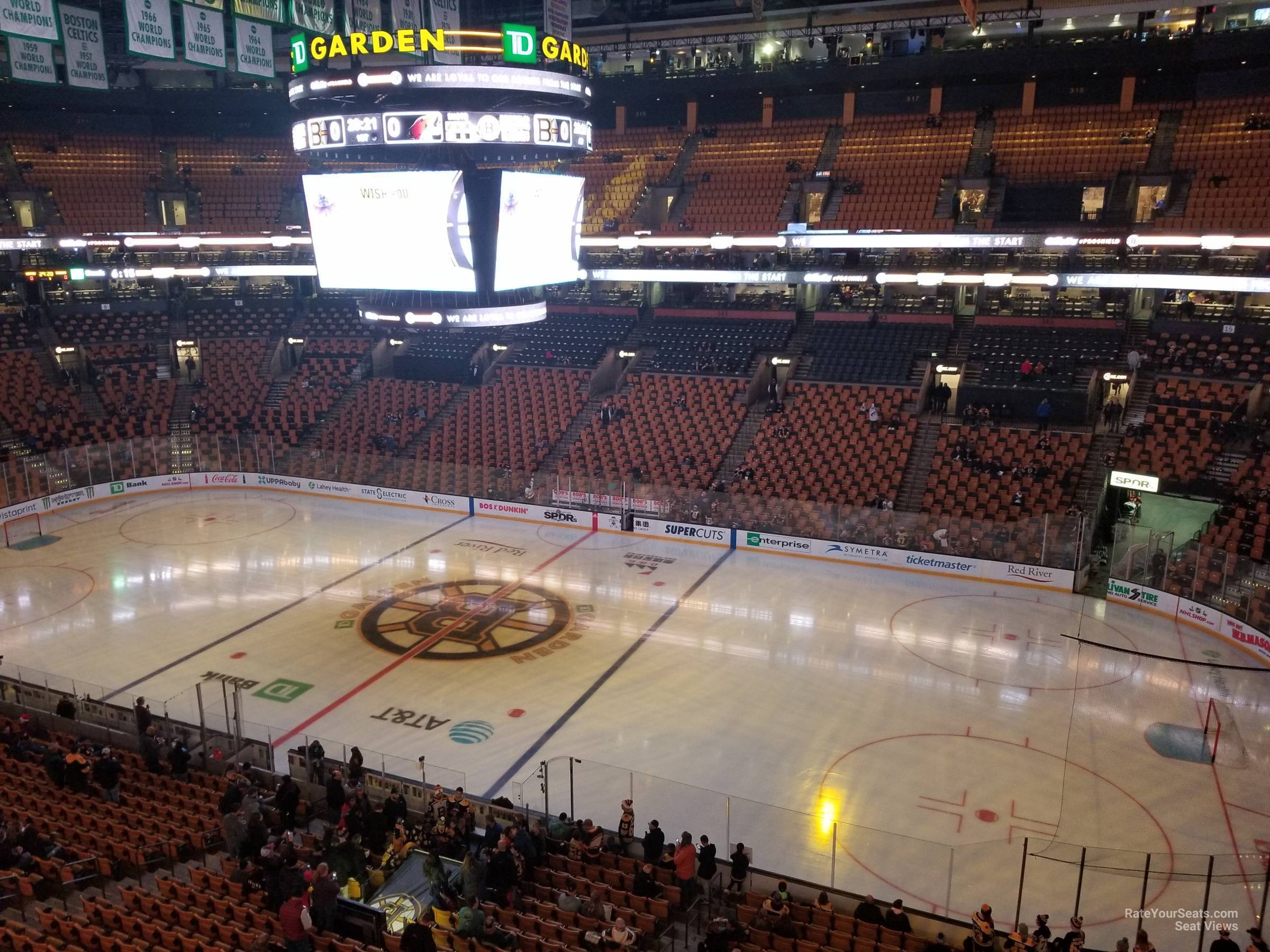 TD Garden Section 329 Boston Bruins