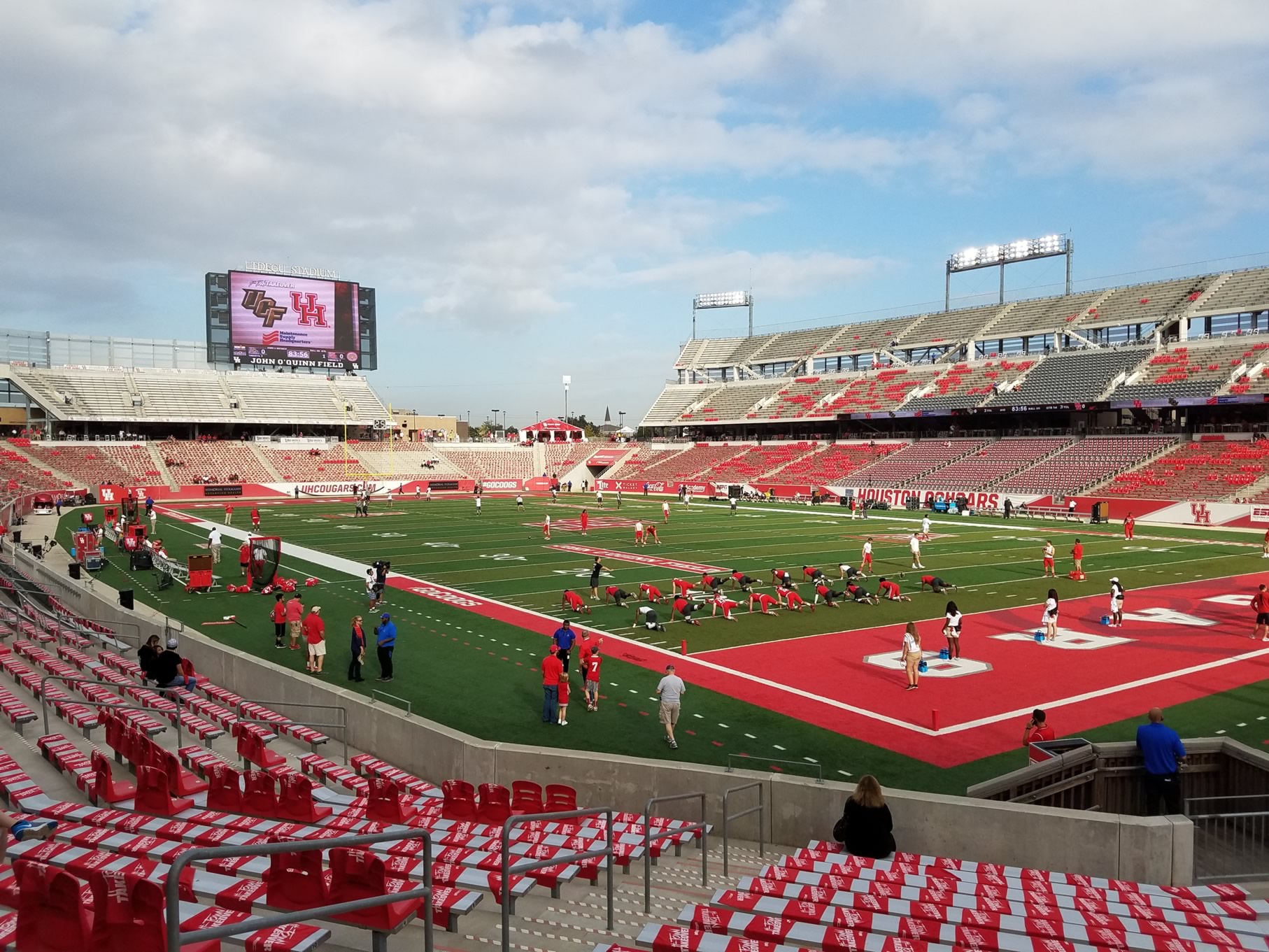 section 101, row 16 seat view  - tdecu stadium