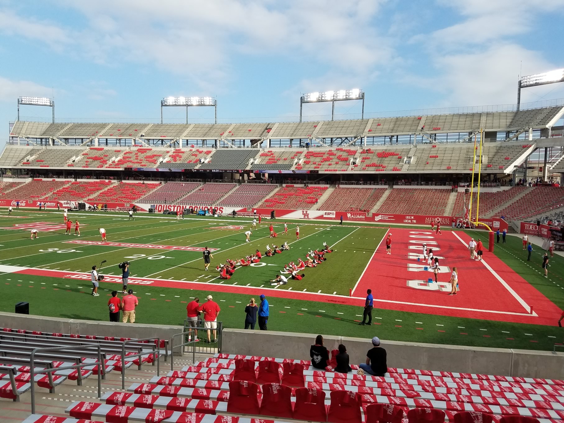 section 103, row 16 seat view  - tdecu stadium