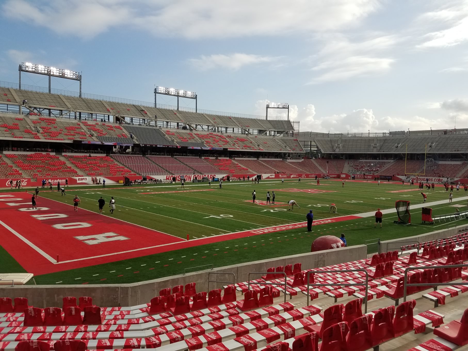 section 116, row 16 seat view  - tdecu stadium