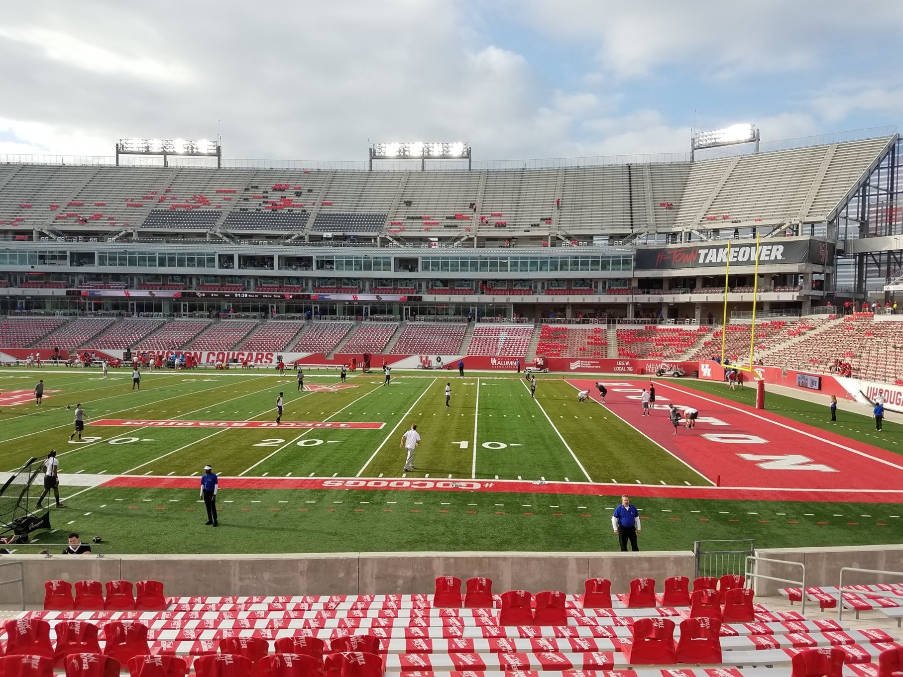 section 126, row 16 seat view  - tdecu stadium