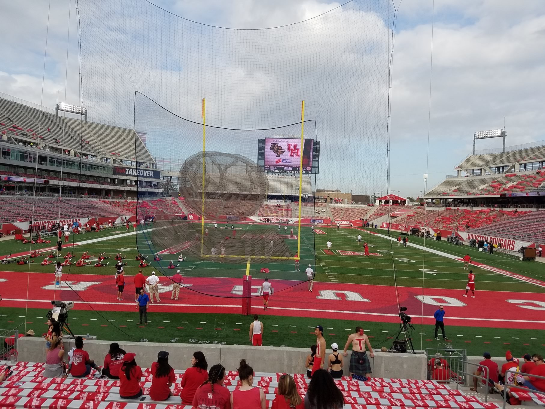 section 138, row 16 seat view - tdecu stadium