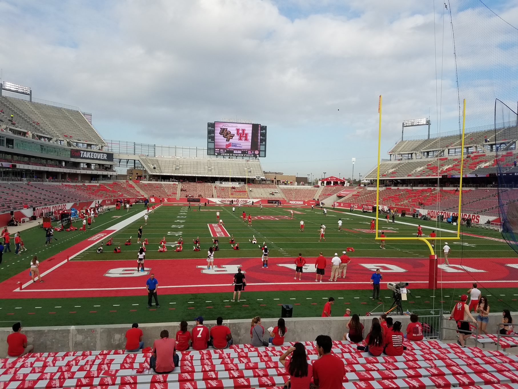 section 139, row 16 seat view  - tdecu stadium