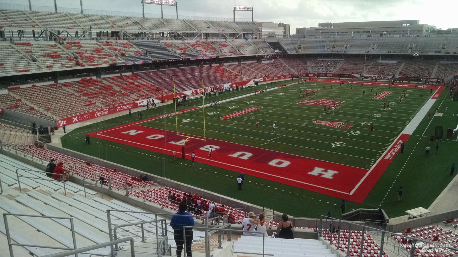 section 217, row 14 seat view  - tdecu stadium