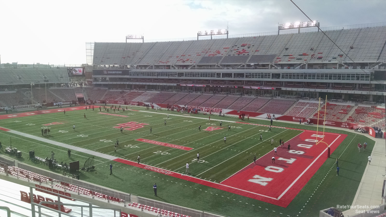 section 224, row 14 seat view  - tdecu stadium