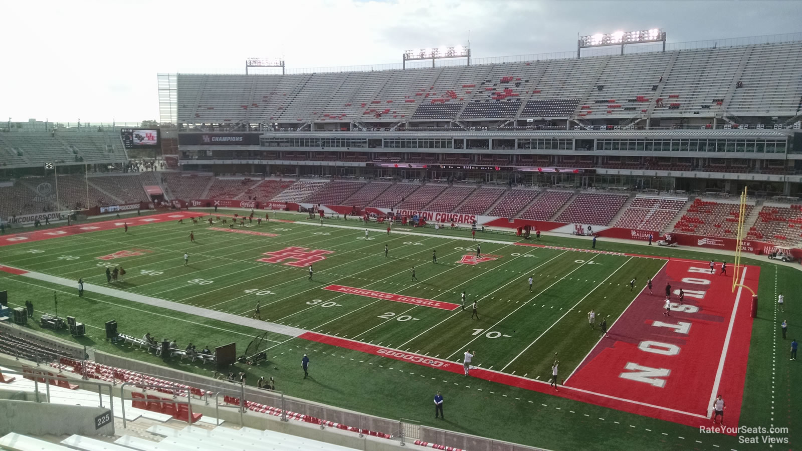 section 225, row 14 seat view  - tdecu stadium