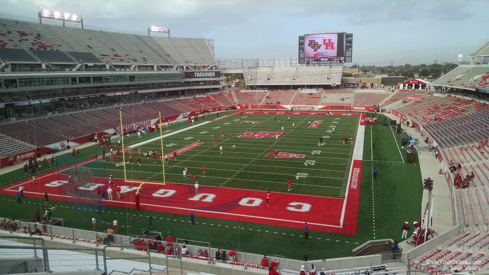 section 237, row 4 seat view  - tdecu stadium