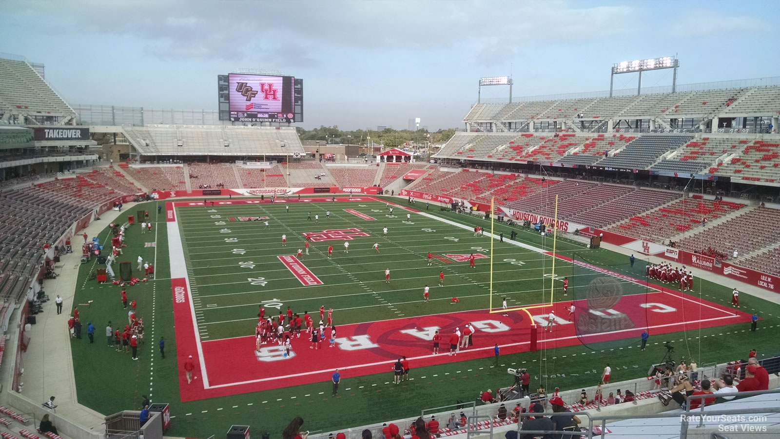 section 241, row 4 seat view  - tdecu stadium