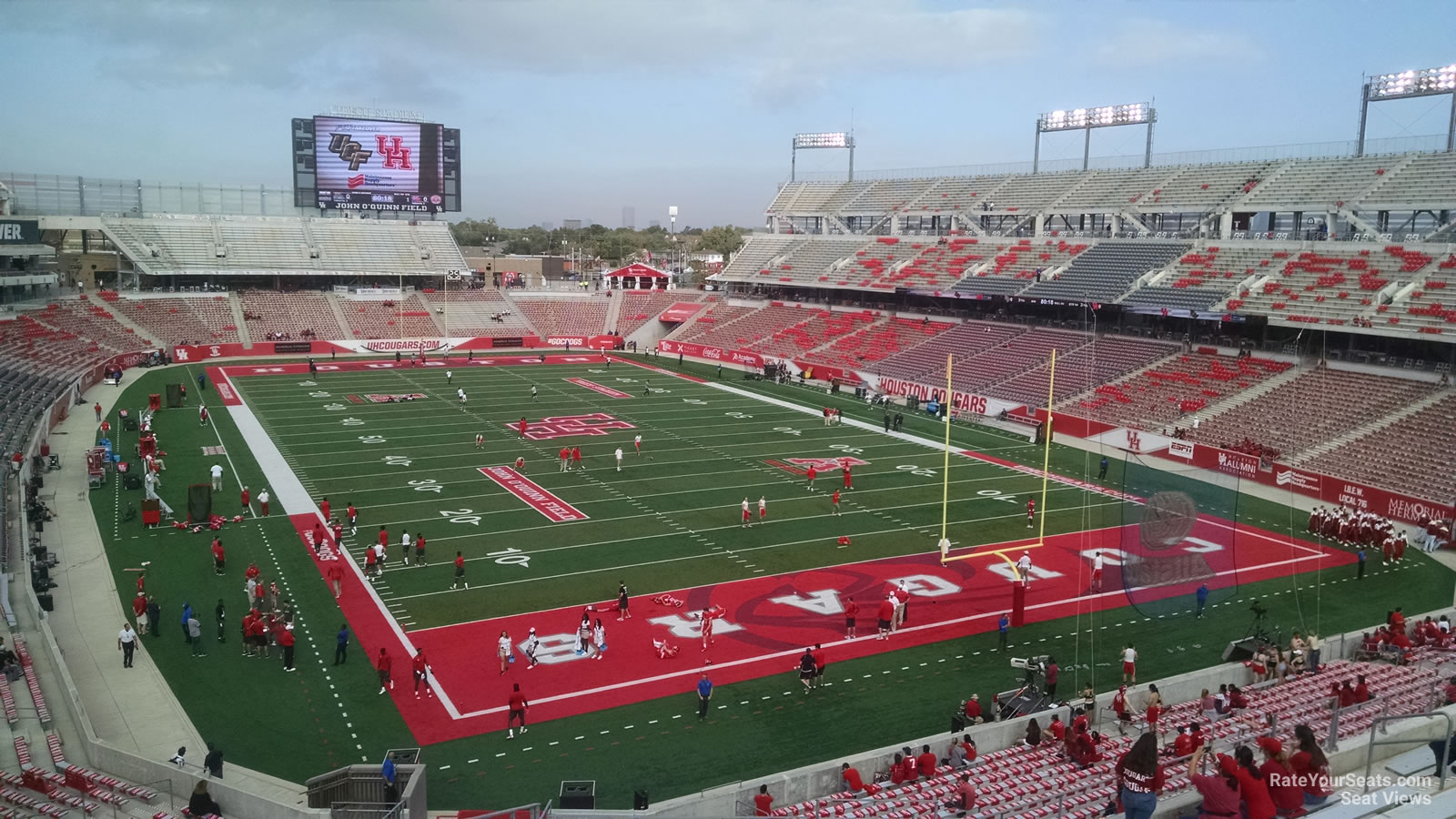 section 242, row 4 seat view  - tdecu stadium