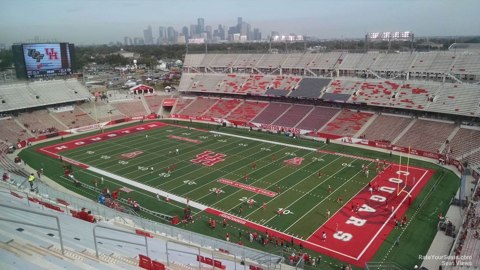 section 303, row 22 seat view  - tdecu stadium