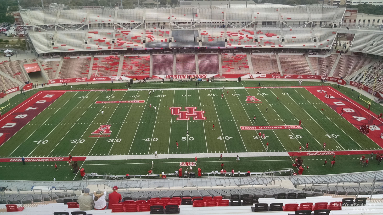 section 308, row 22 seat view  - tdecu stadium