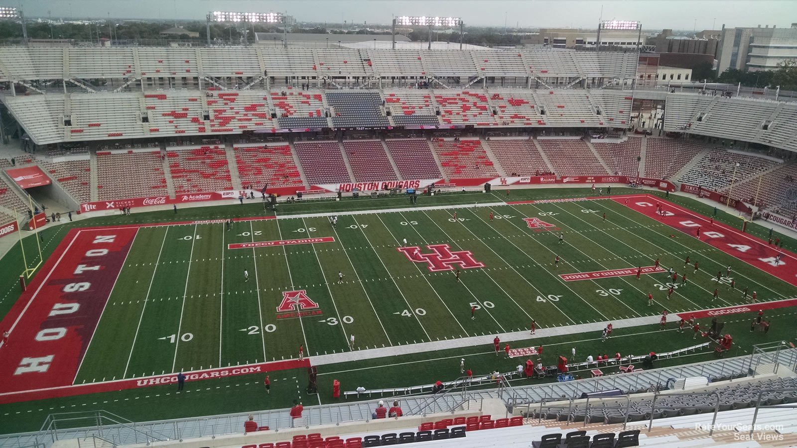 section 310, row 22 seat view  - tdecu stadium