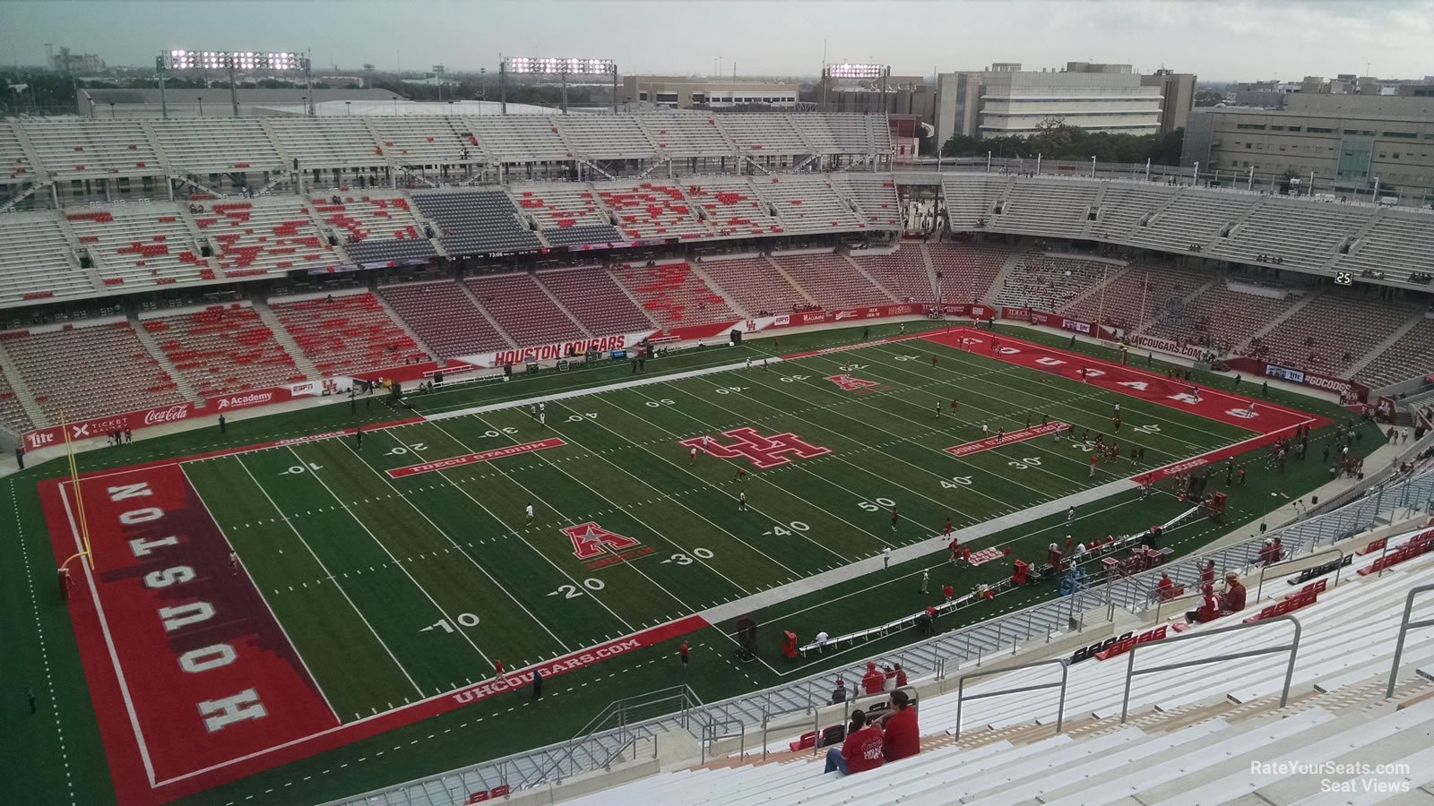 section 312, row 22 seat view  - tdecu stadium