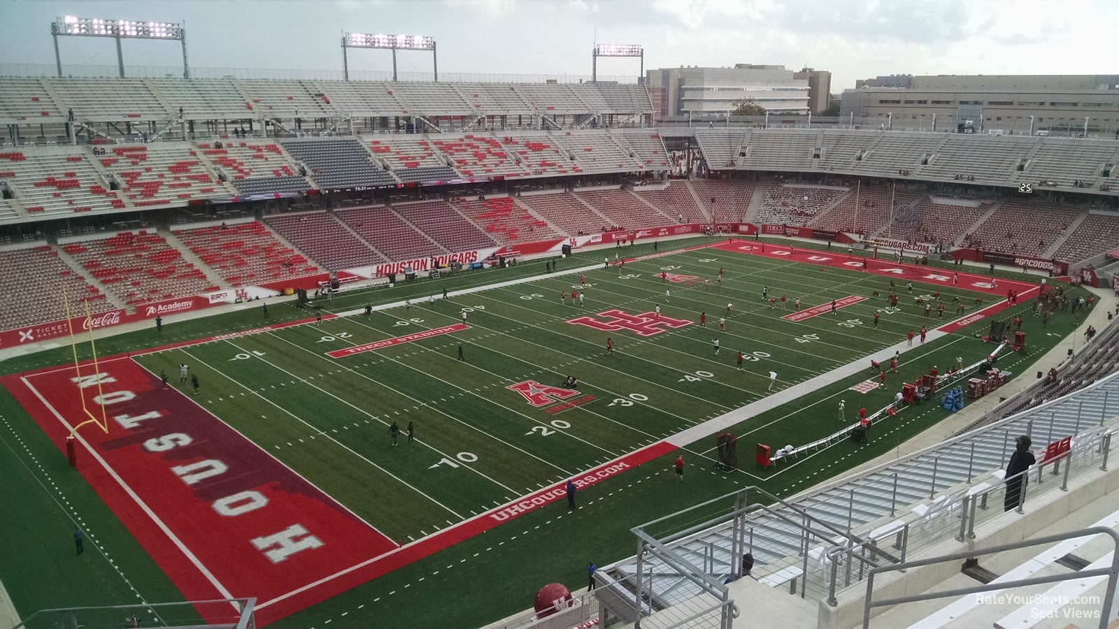 section 313, row 6 seat view  - tdecu stadium