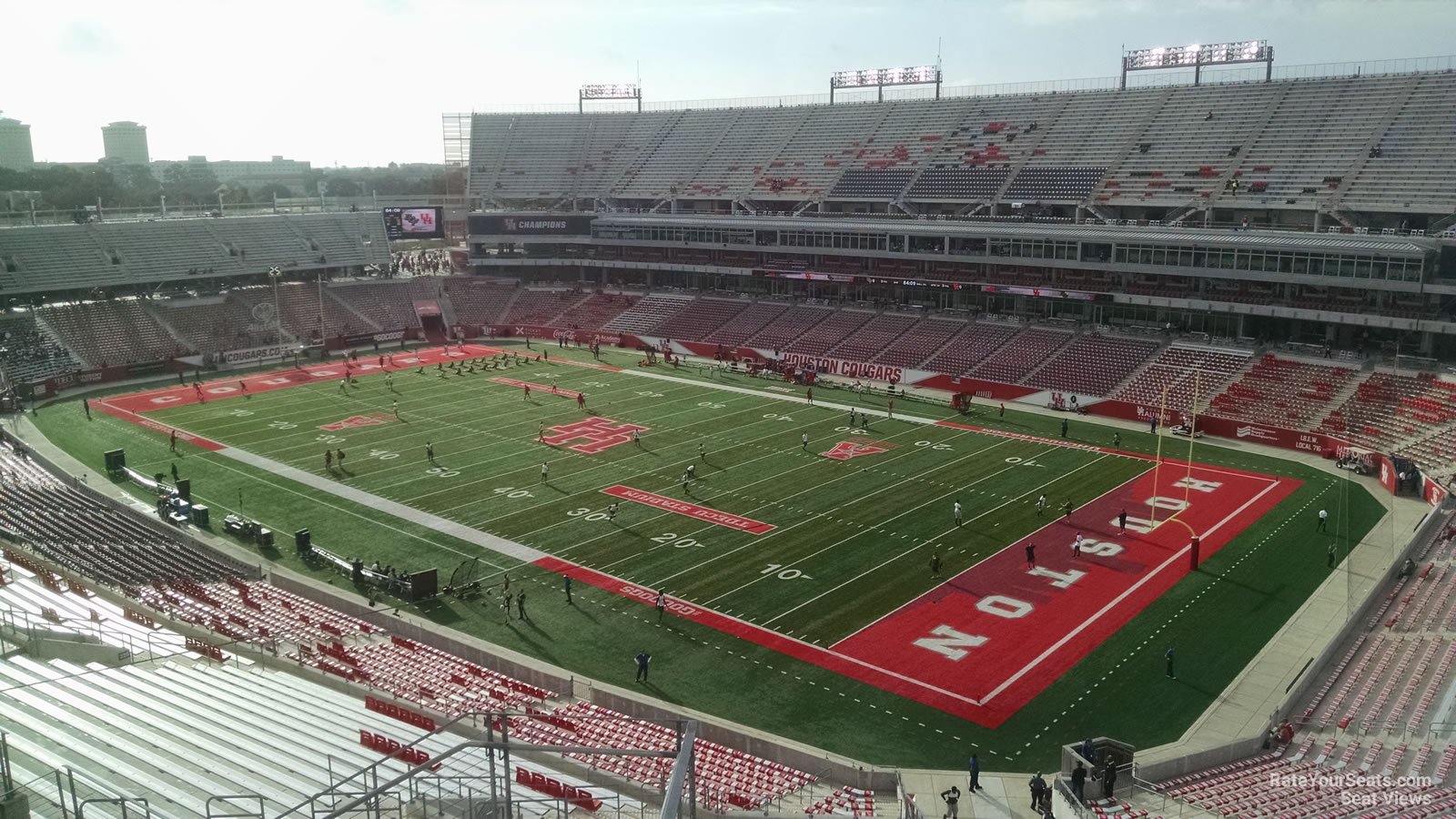 section 323, row 7 seat view  - tdecu stadium