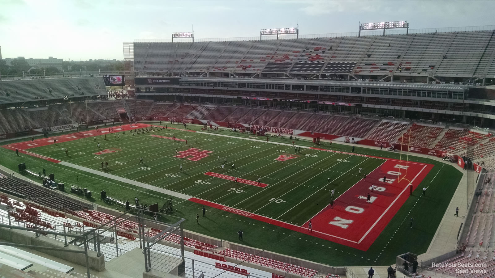 section 324, row 7 seat view  - tdecu stadium