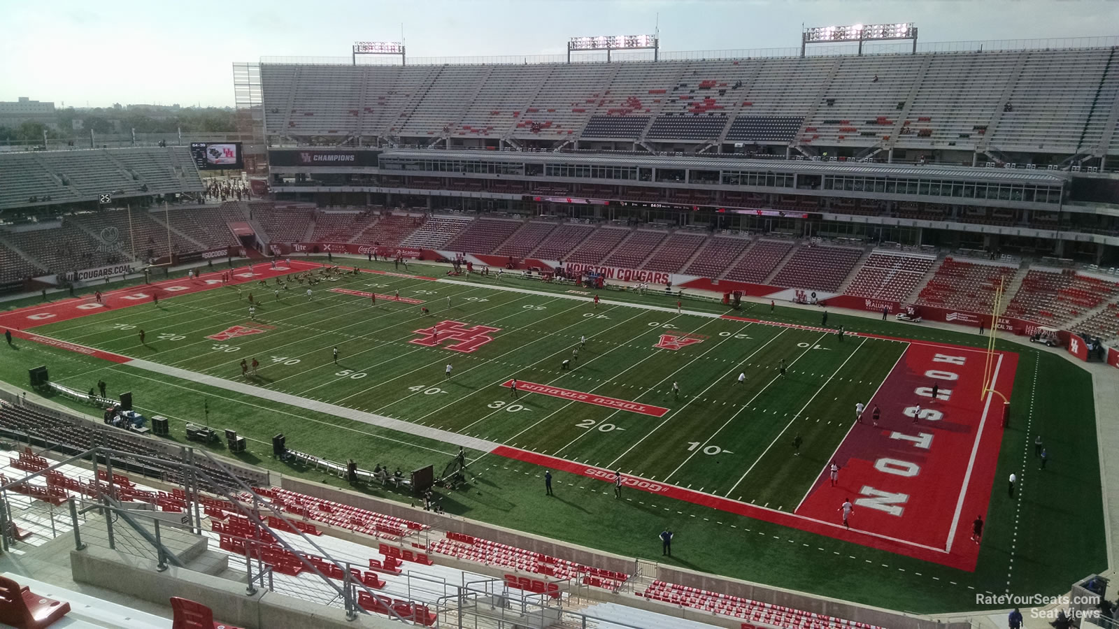 section 325, row 7 seat view  - tdecu stadium