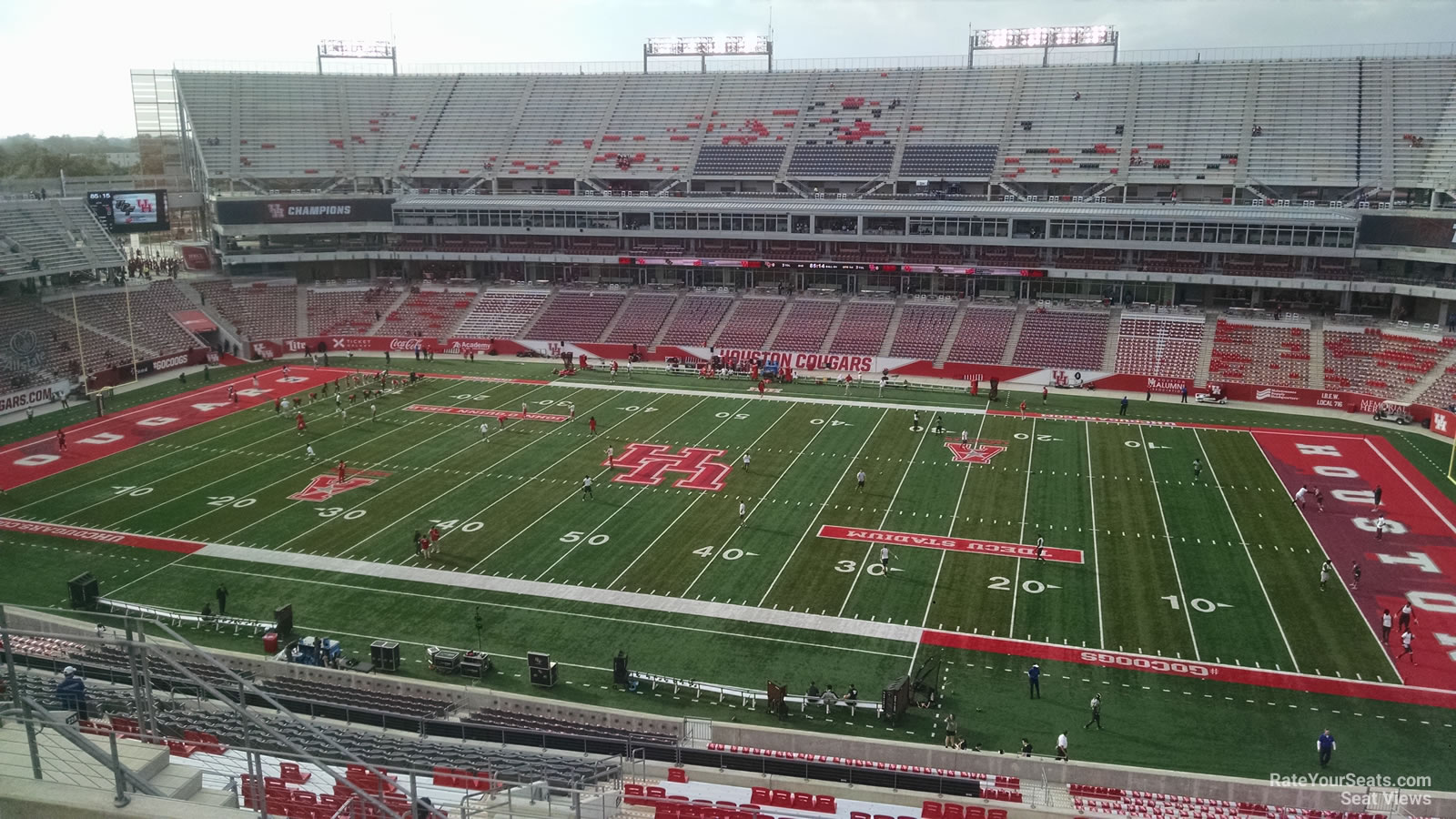 section 327, row 7 seat view  - tdecu stadium