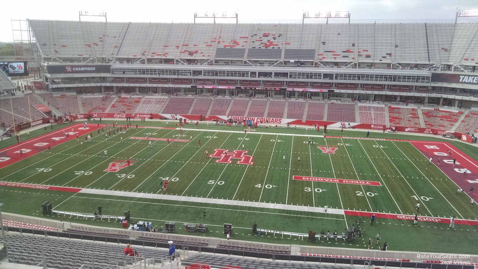 section 328, row 7 seat view  - tdecu stadium