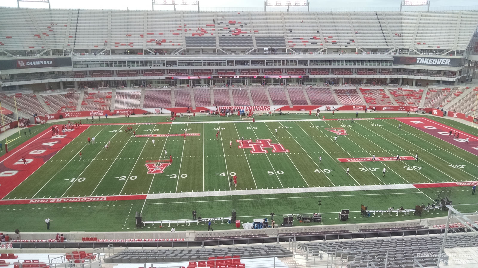 section 330, row 7 seat view  - tdecu stadium