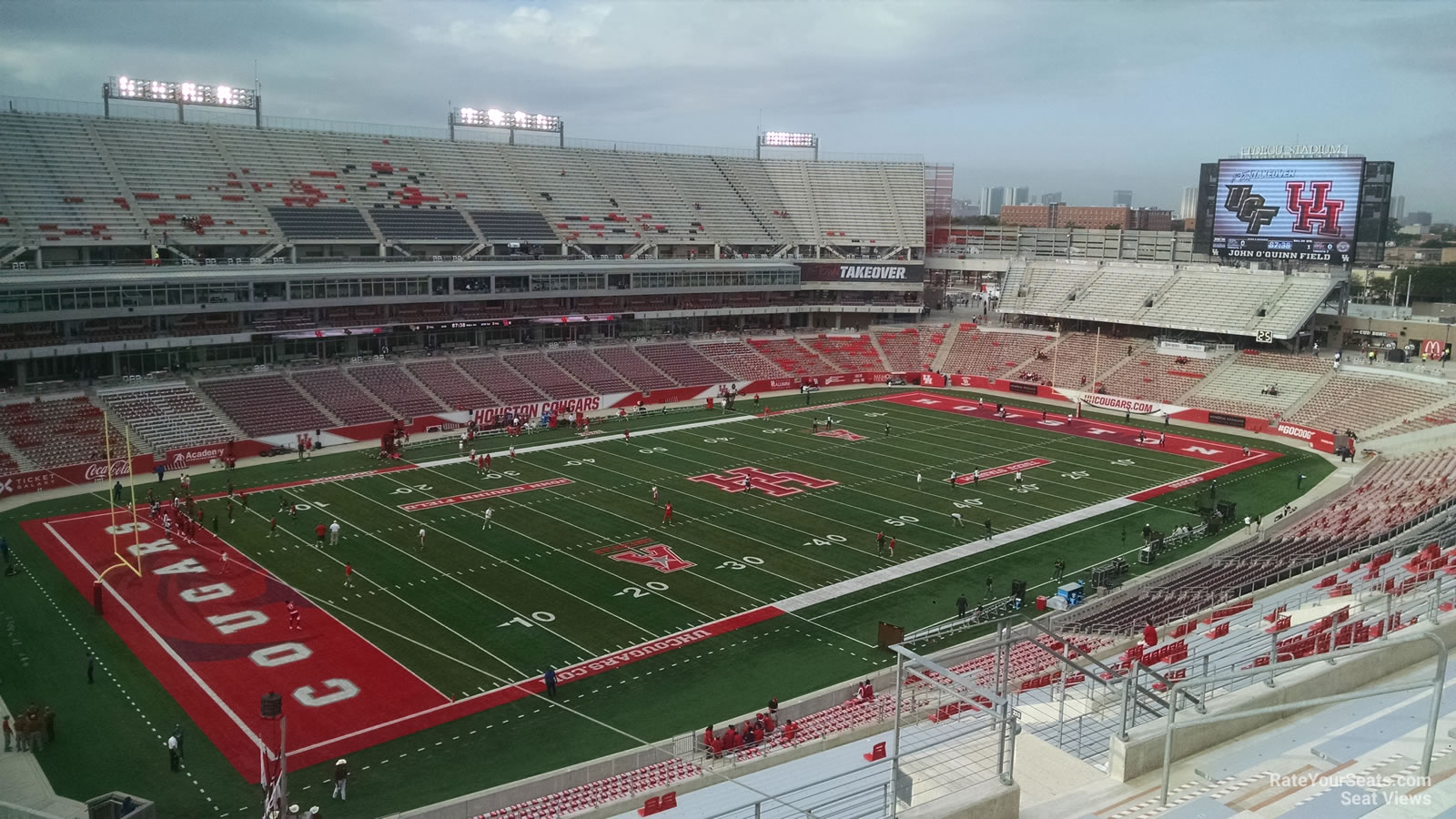 section 334, row 7 seat view  - tdecu stadium