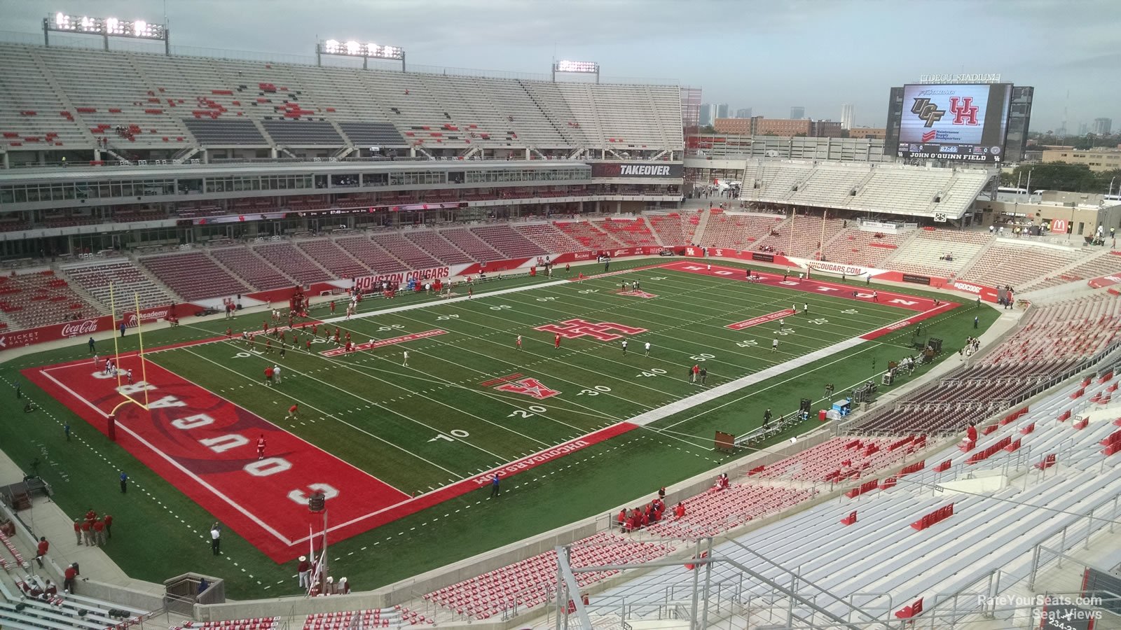 section 335, row 7 seat view  - tdecu stadium