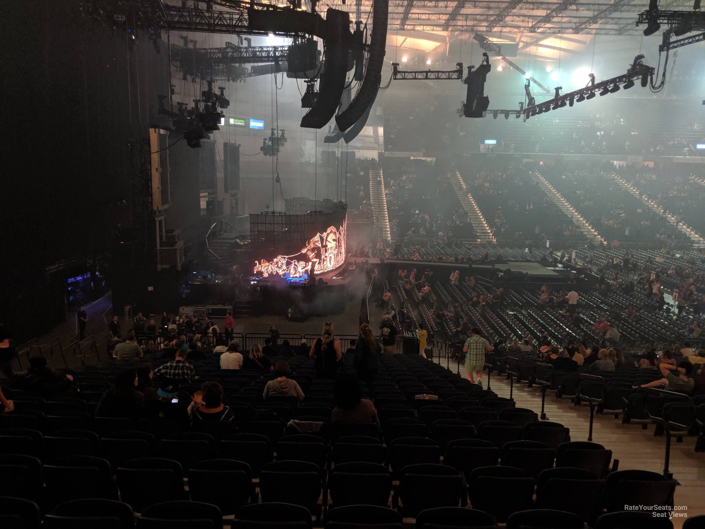 section 101, row bb seat view  - tacoma dome