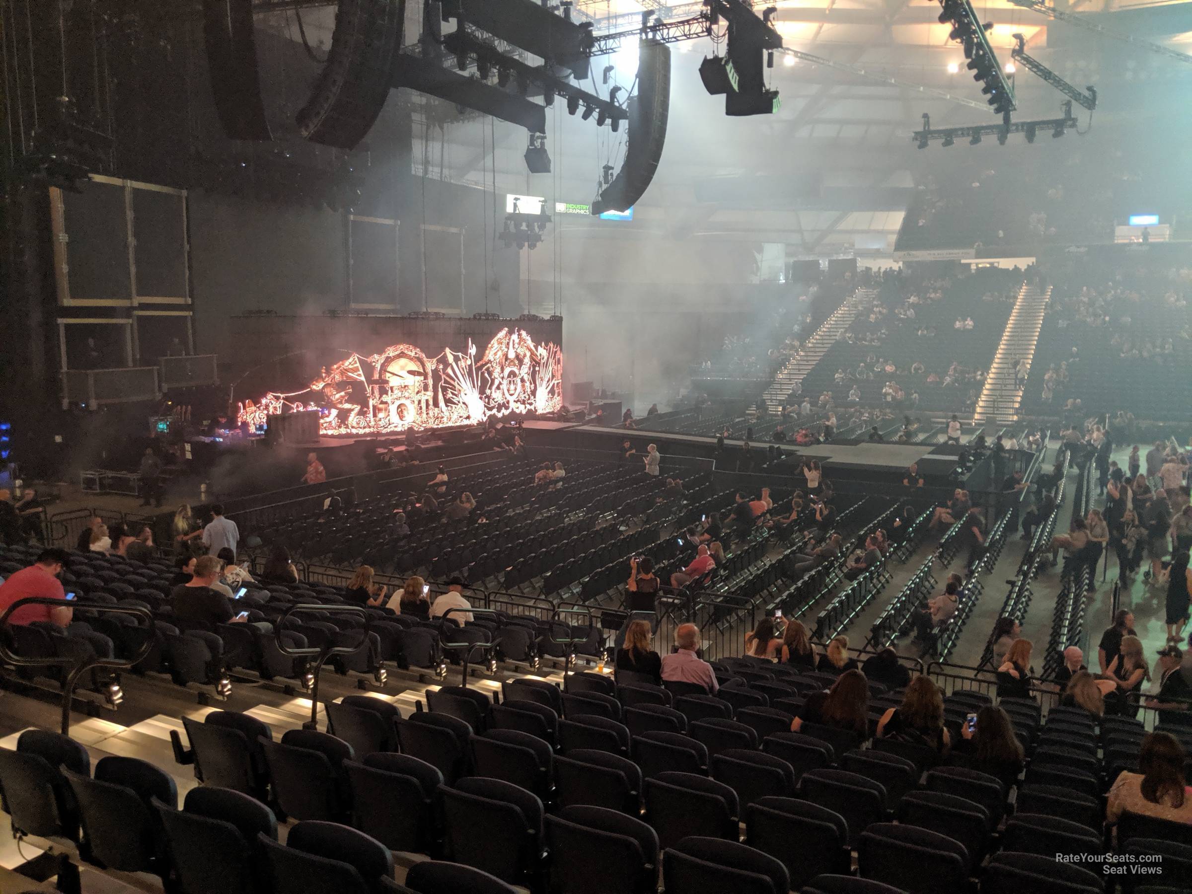 section 103, row p seat view  - tacoma dome