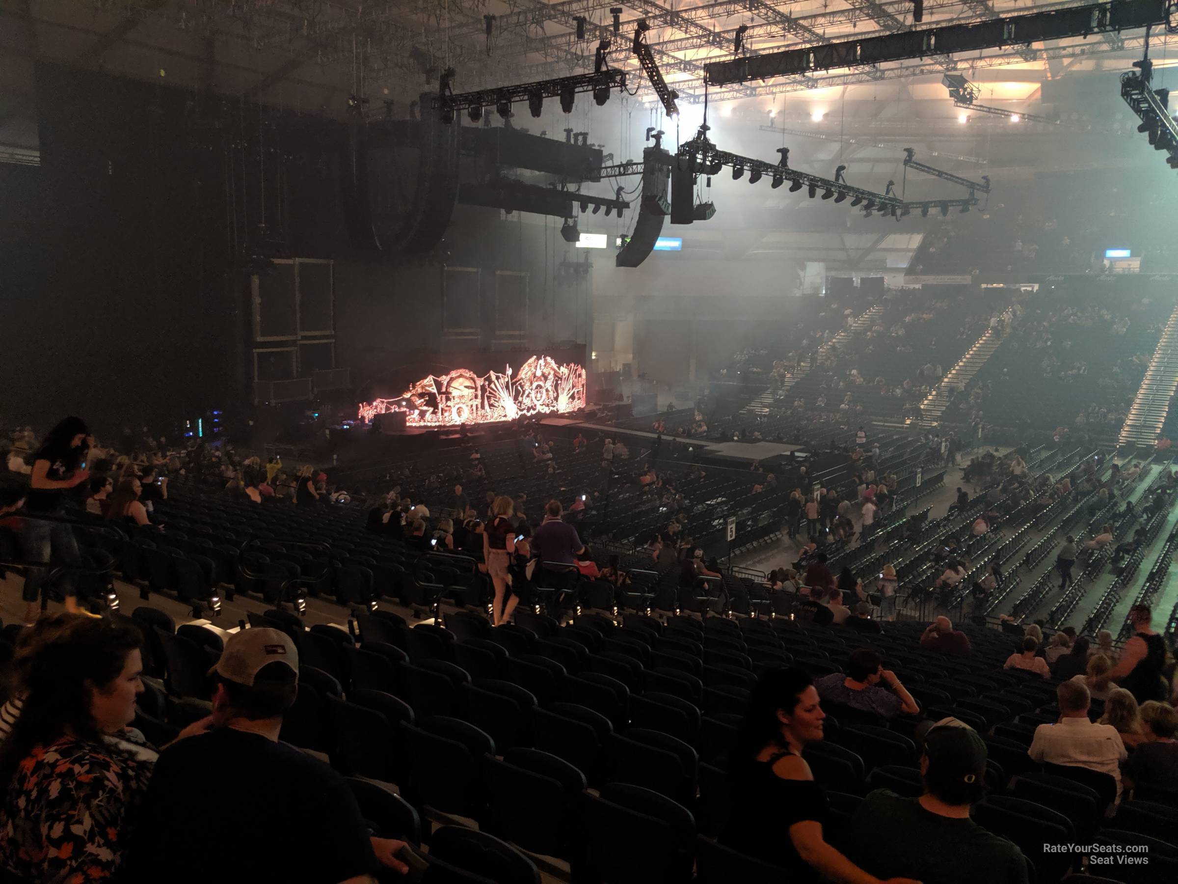 section 104, row bb seat view  - tacoma dome