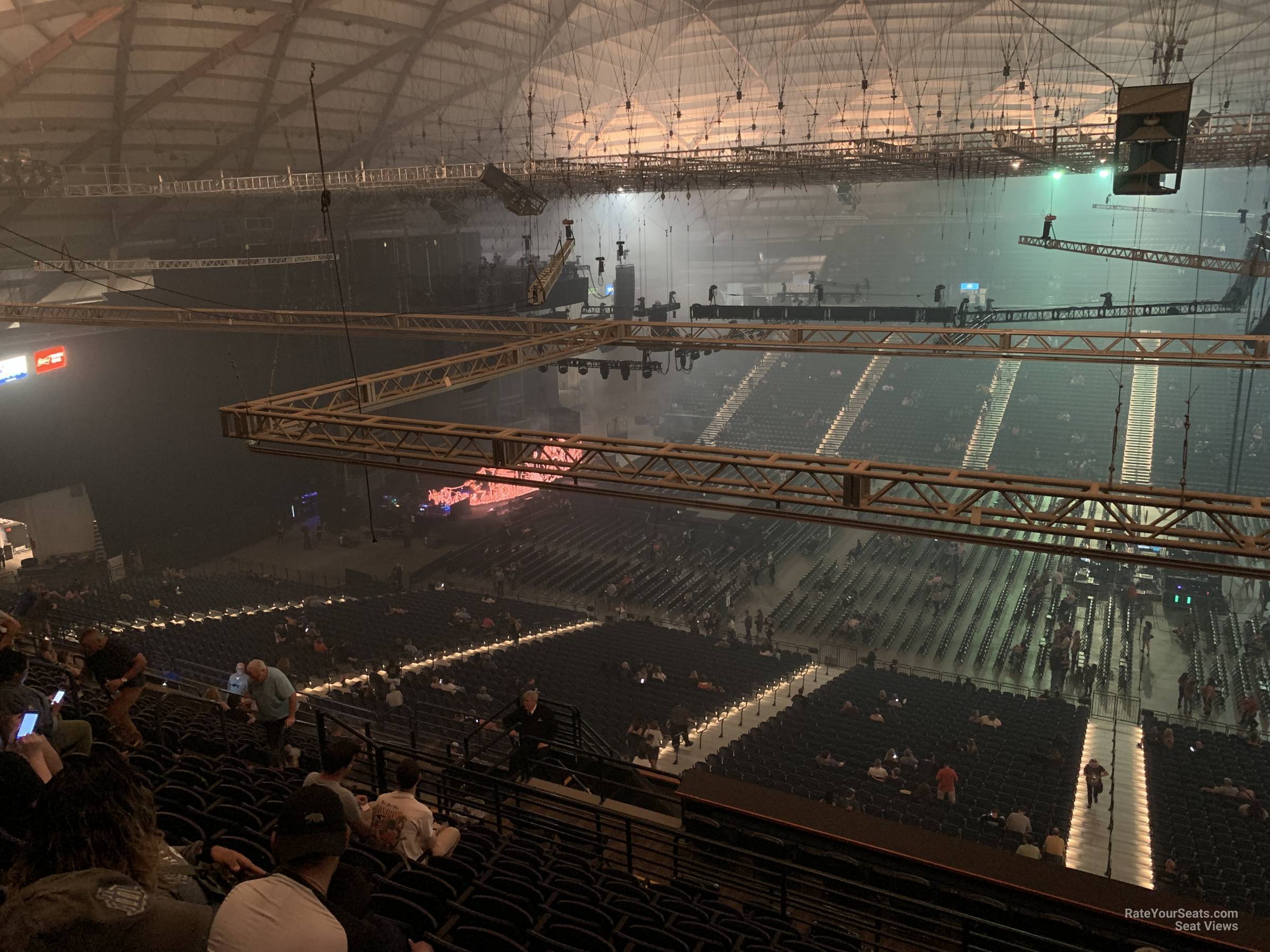 section 204, row u seat view  - tacoma dome