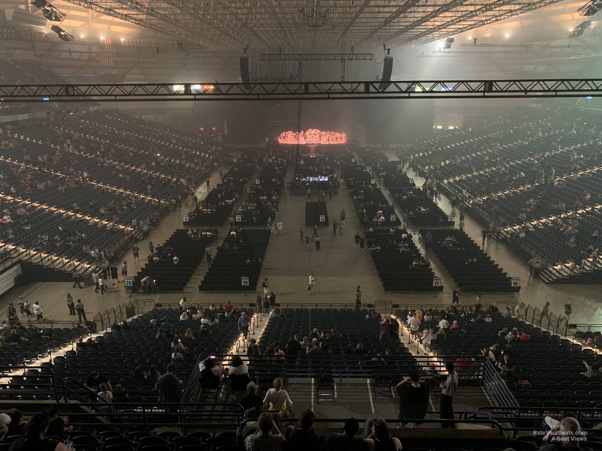 Tacoma Dome Floor Seating Chart