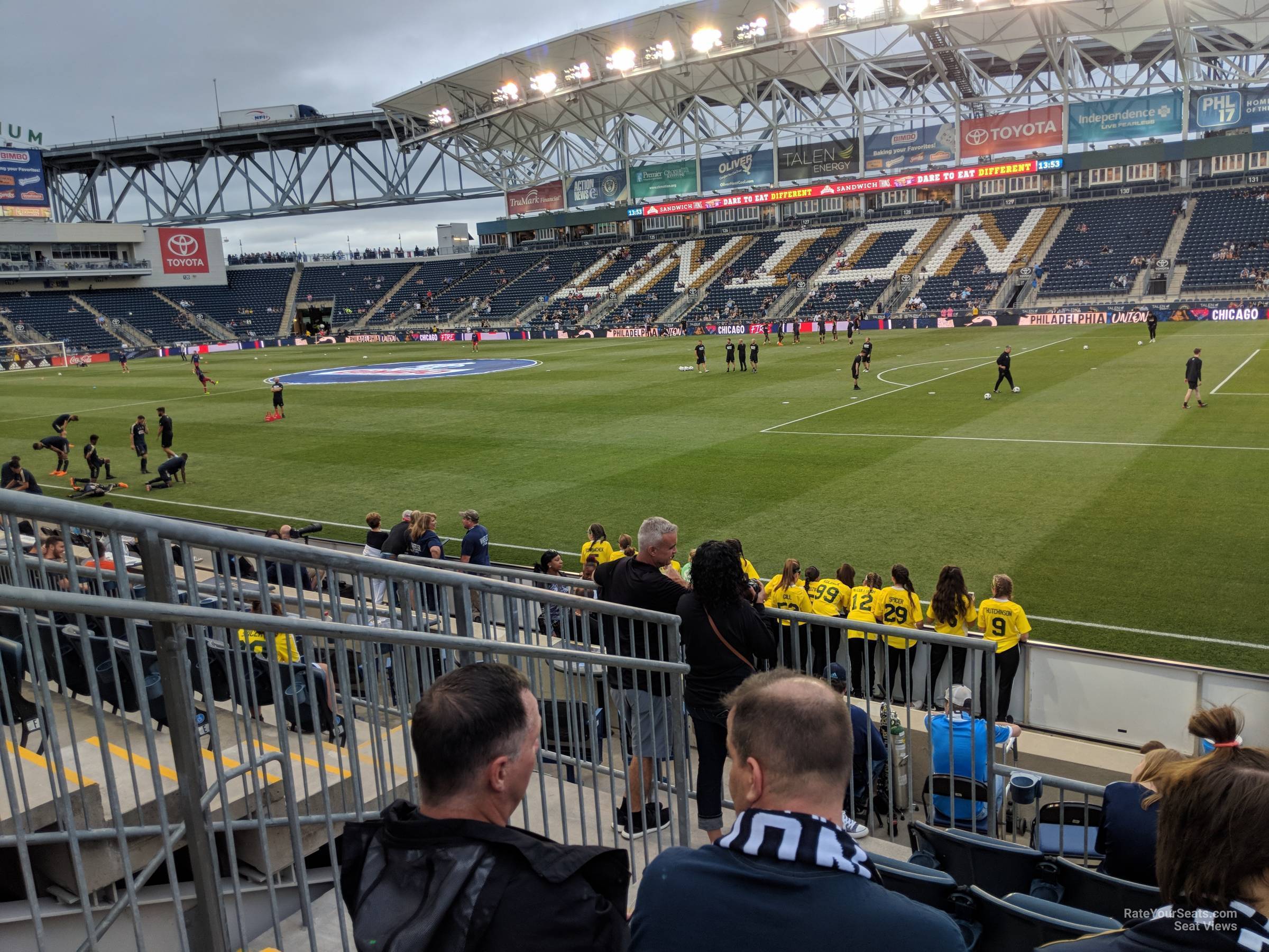 section 102, row j seat view  - subaru park