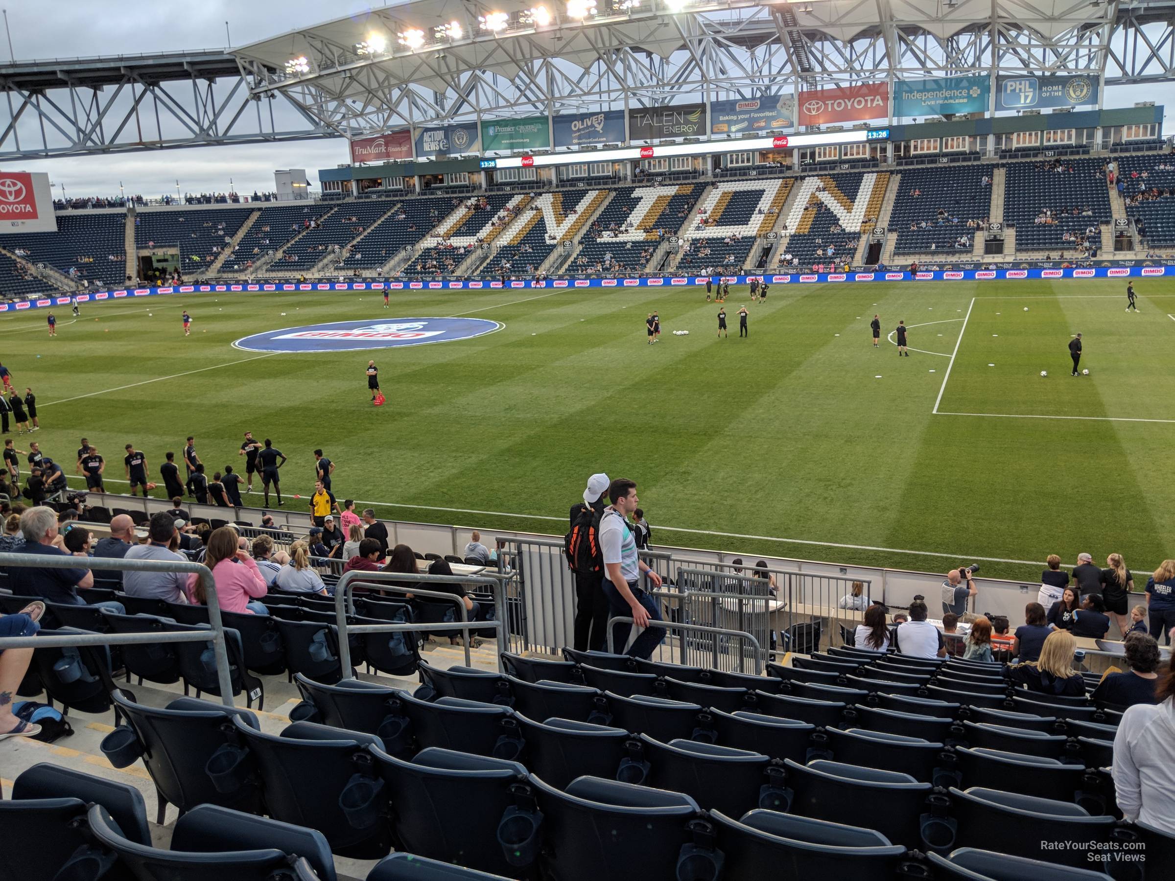section 103, row s seat view - subaru park