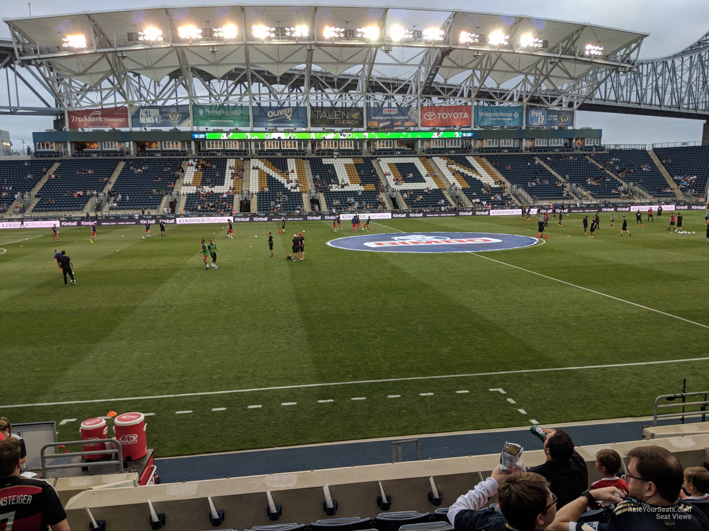 section 108, row j seat view  - subaru park