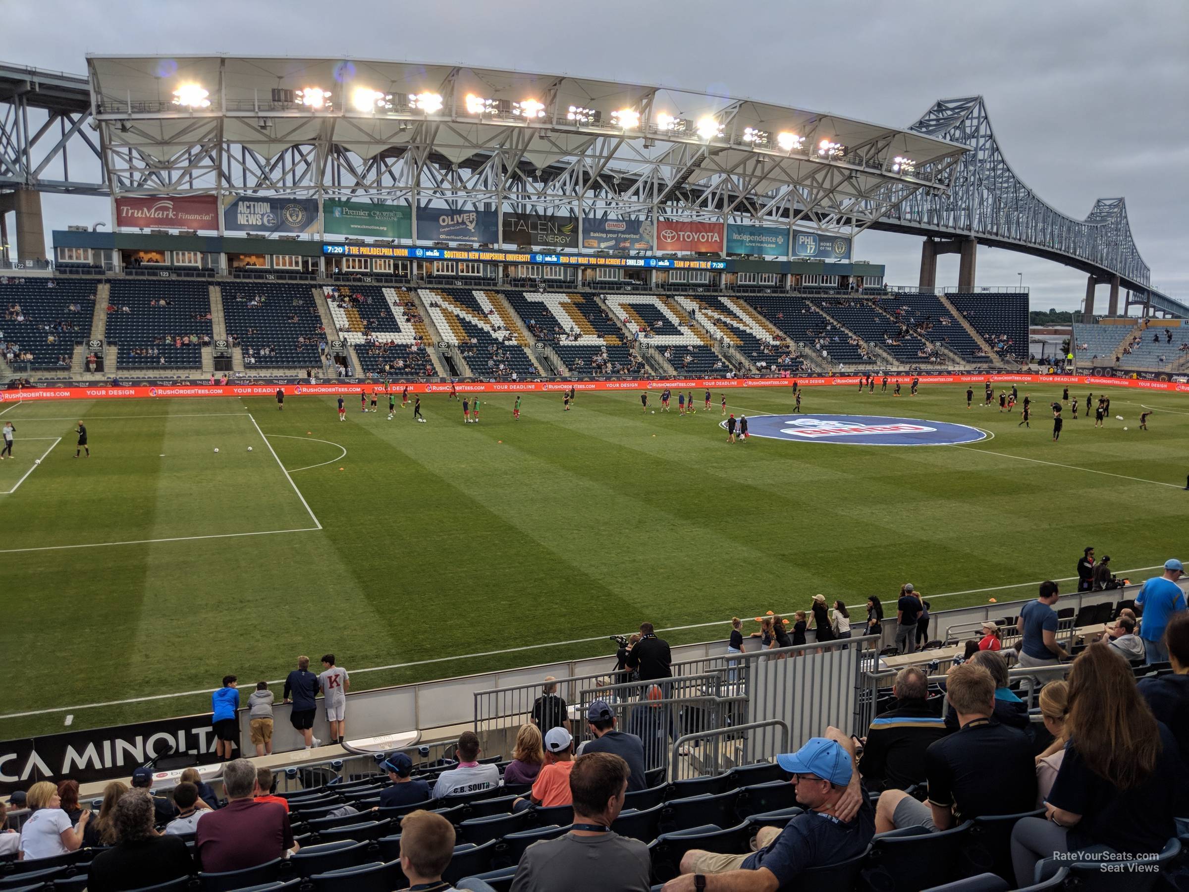 section 111, row s seat view  - subaru park