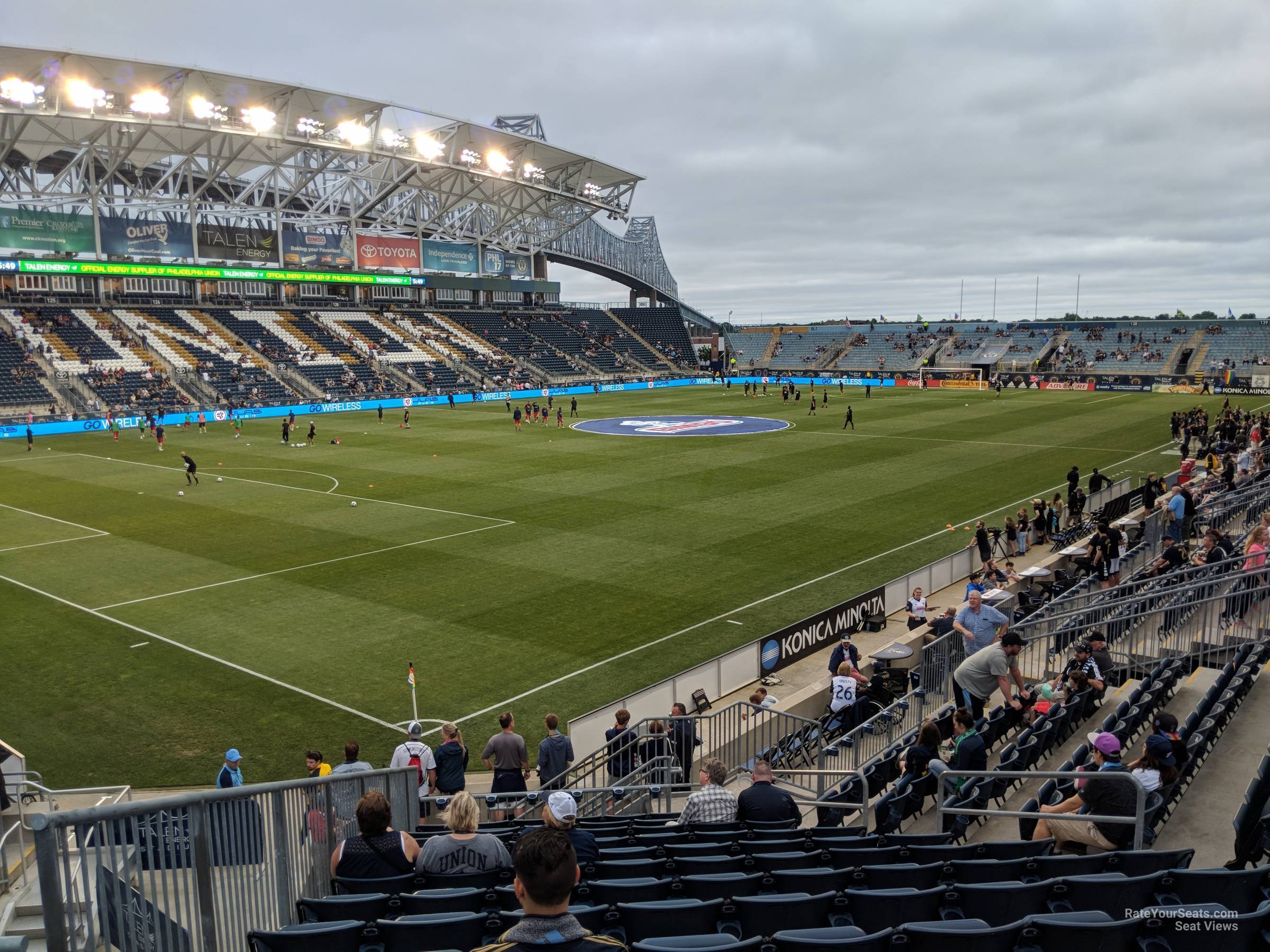 section 113, row s seat view  - subaru park