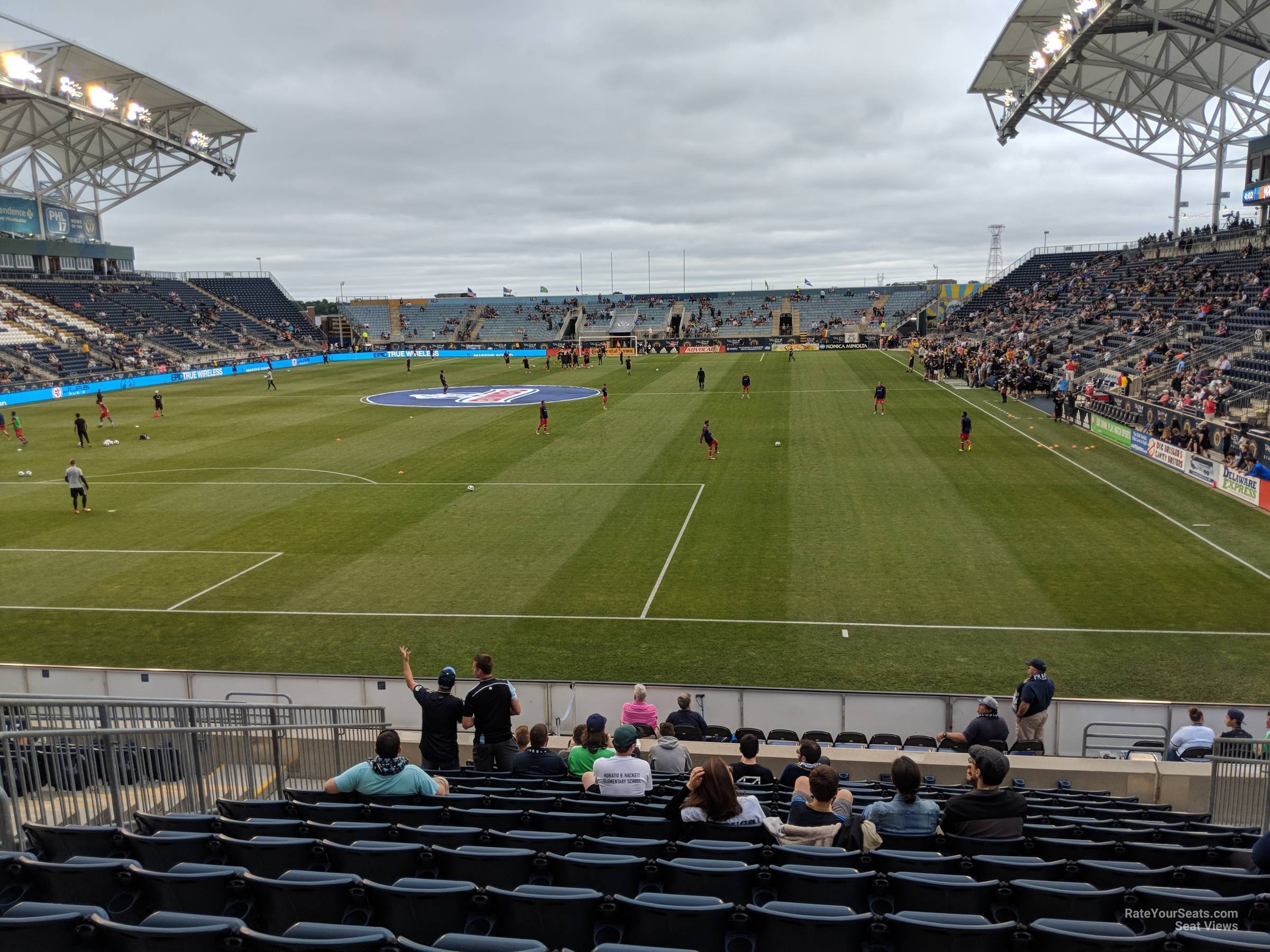 section 115, row w seat view  - subaru park