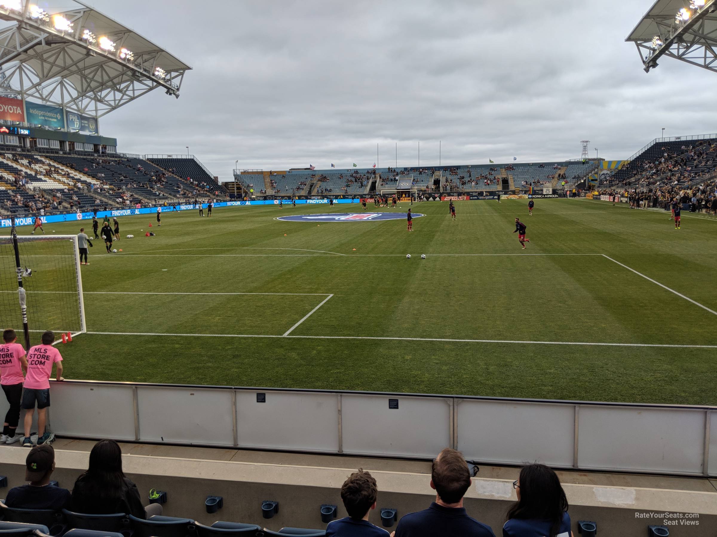 section 116, row j seat view  - subaru park