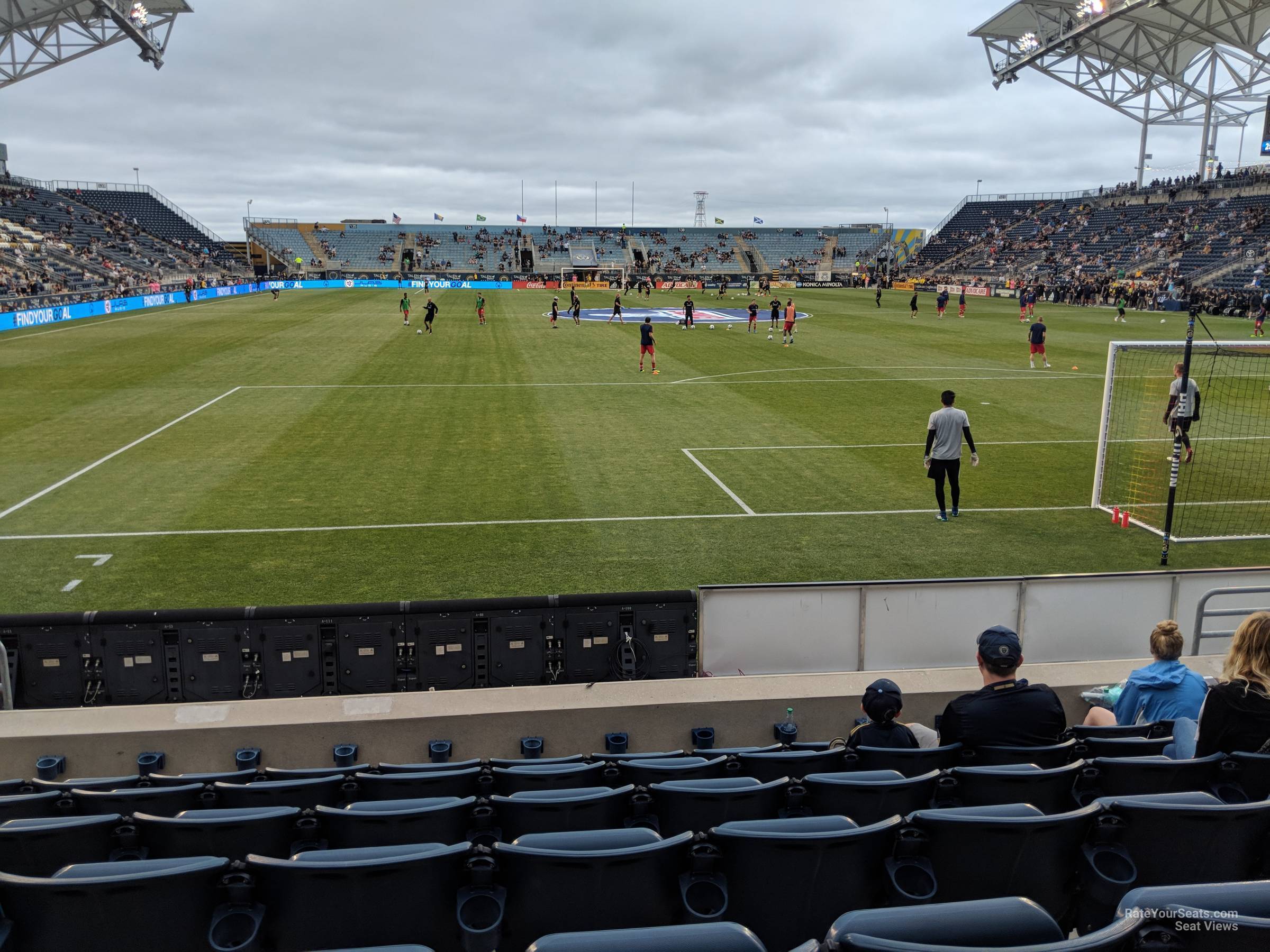 section 118, row j seat view  - subaru park