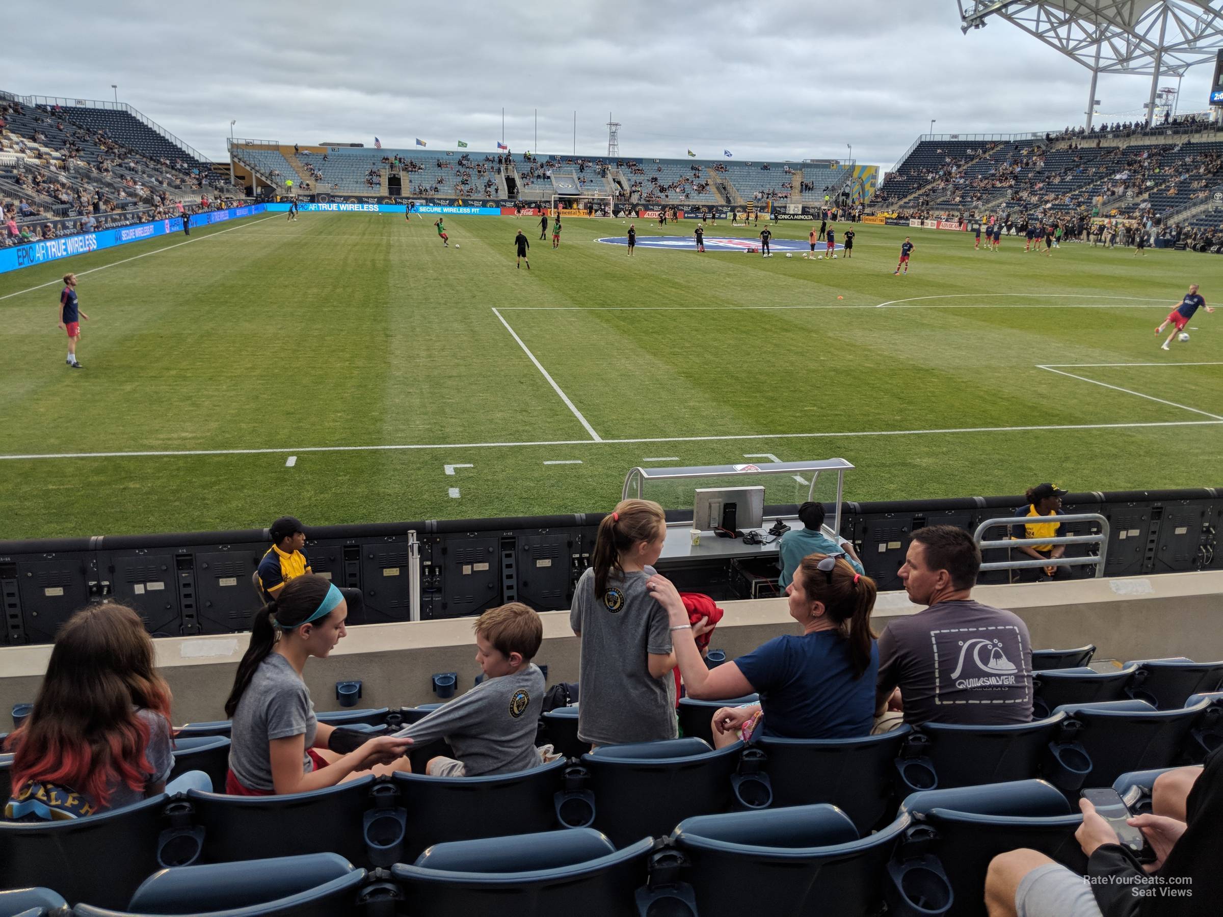 section 119, row j seat view  - subaru park