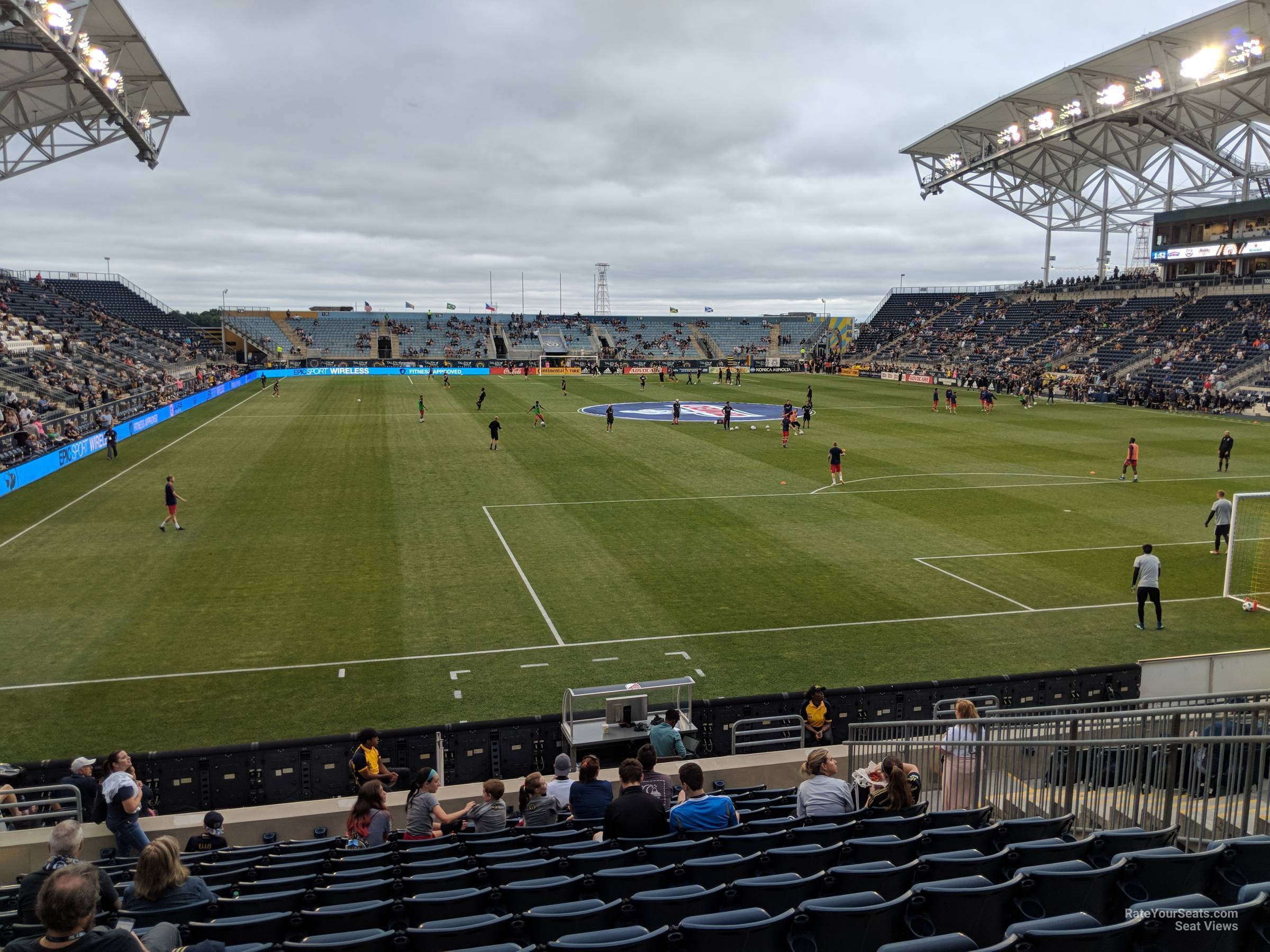 section 119, row w seat view  - subaru park