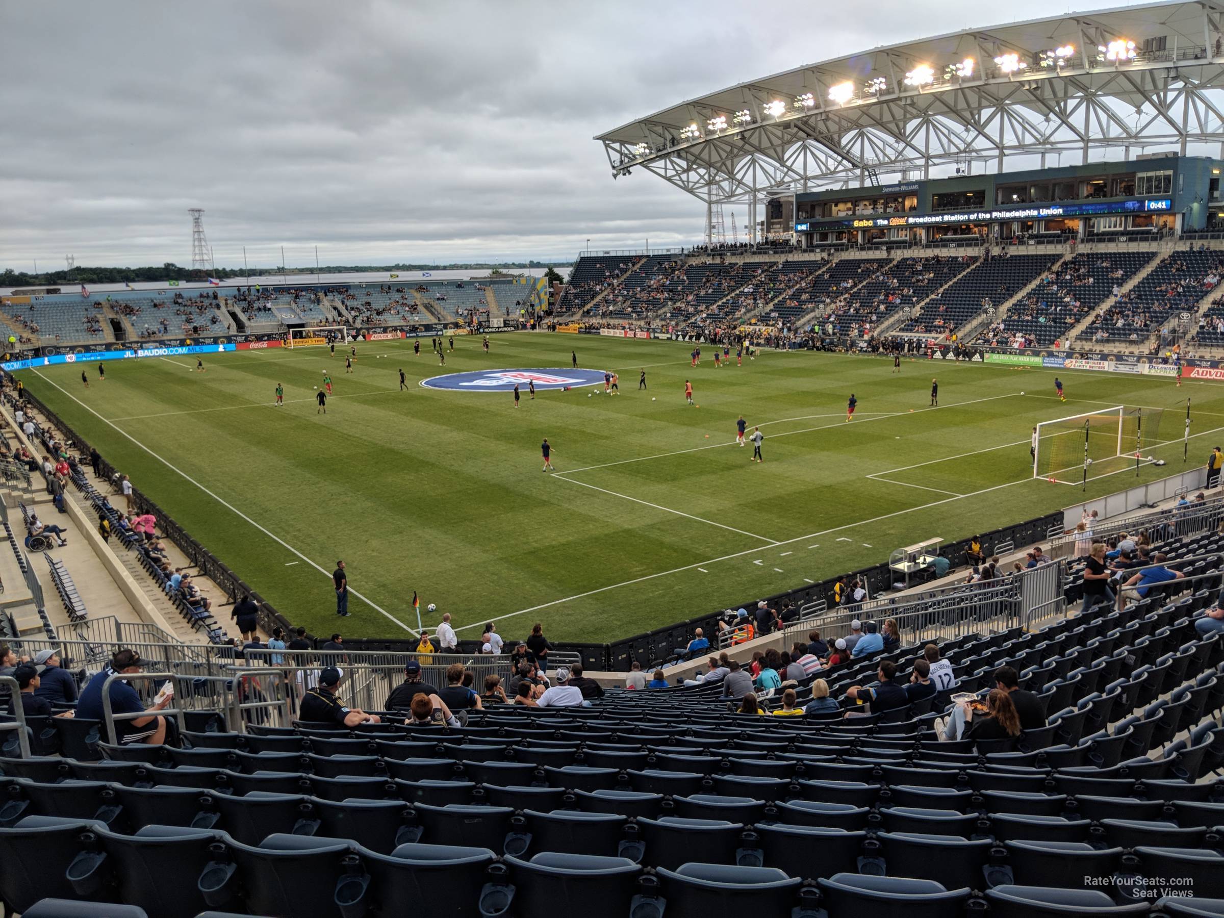 section 120, row aa seat view  - subaru park