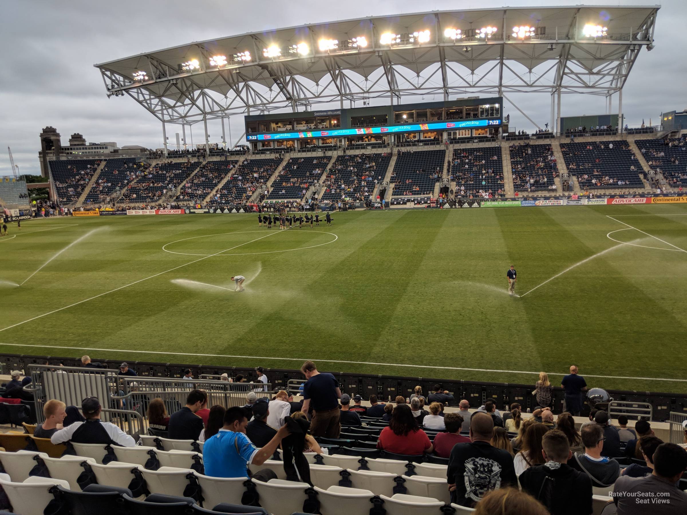 section 125, row s seat view  - subaru park