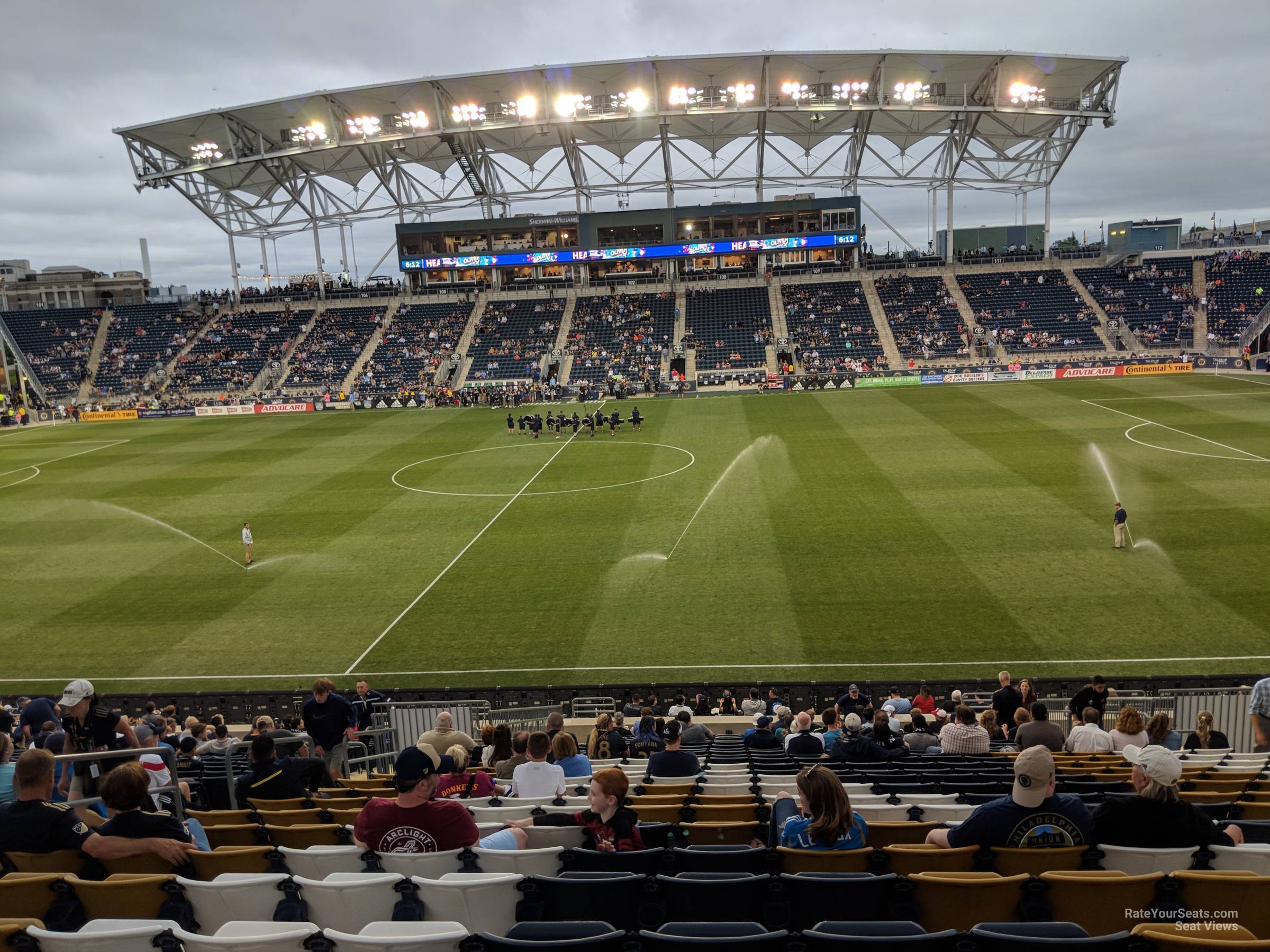 section 126, row aa seat view  - subaru park