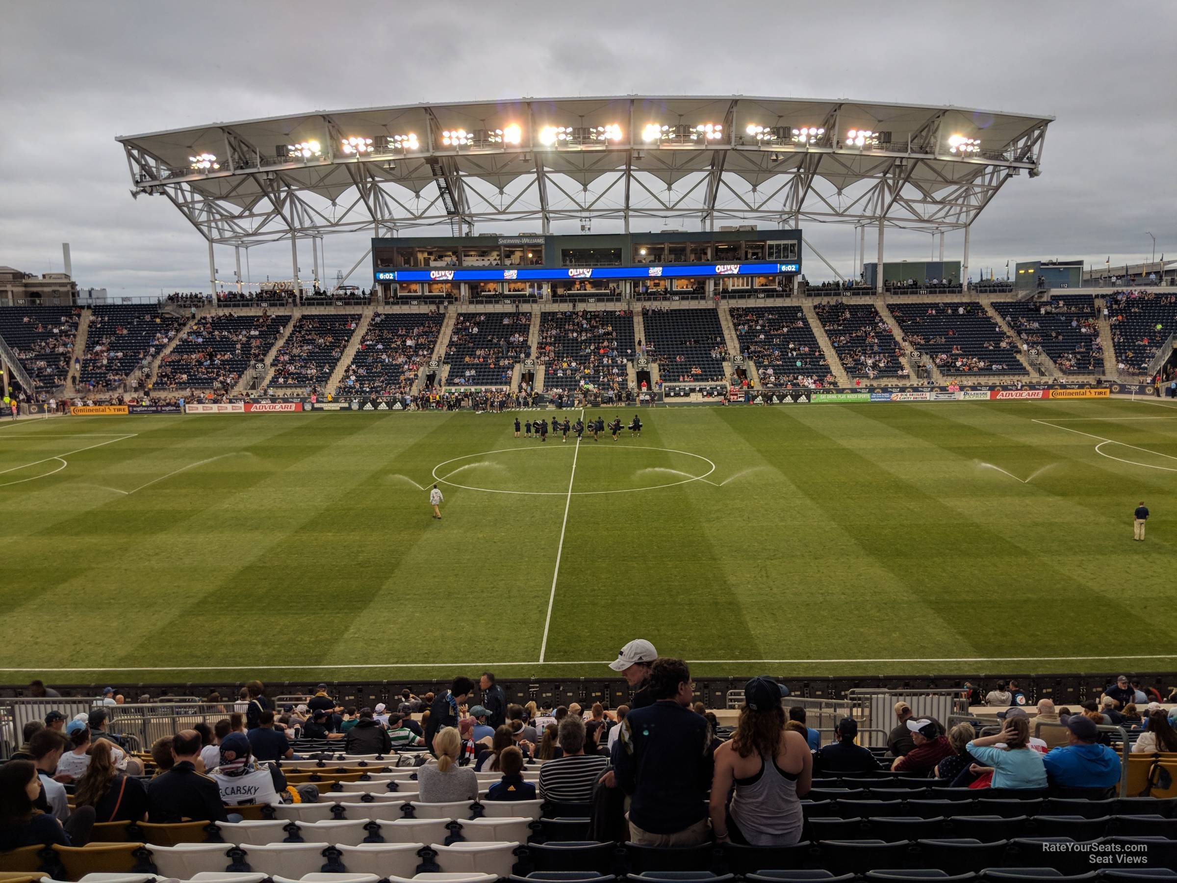 section 127, row aa seat view  - subaru park