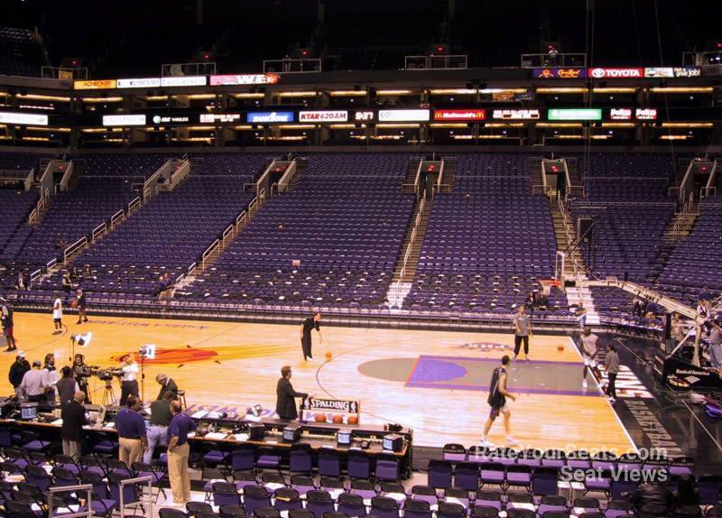section 101, row 20 seat view  for basketball - phx arena
