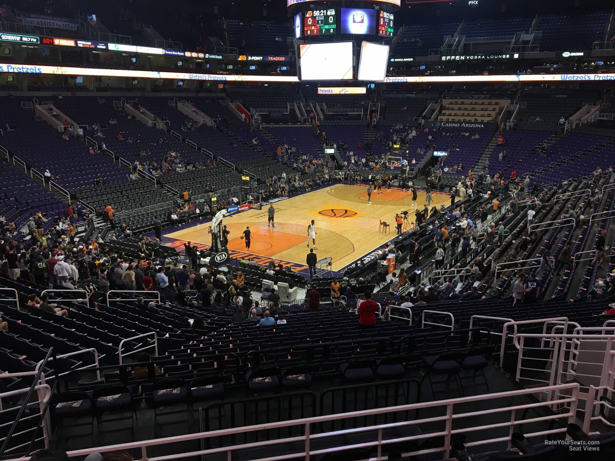 Talking Stick Resort Arena Seating Chart With Rows